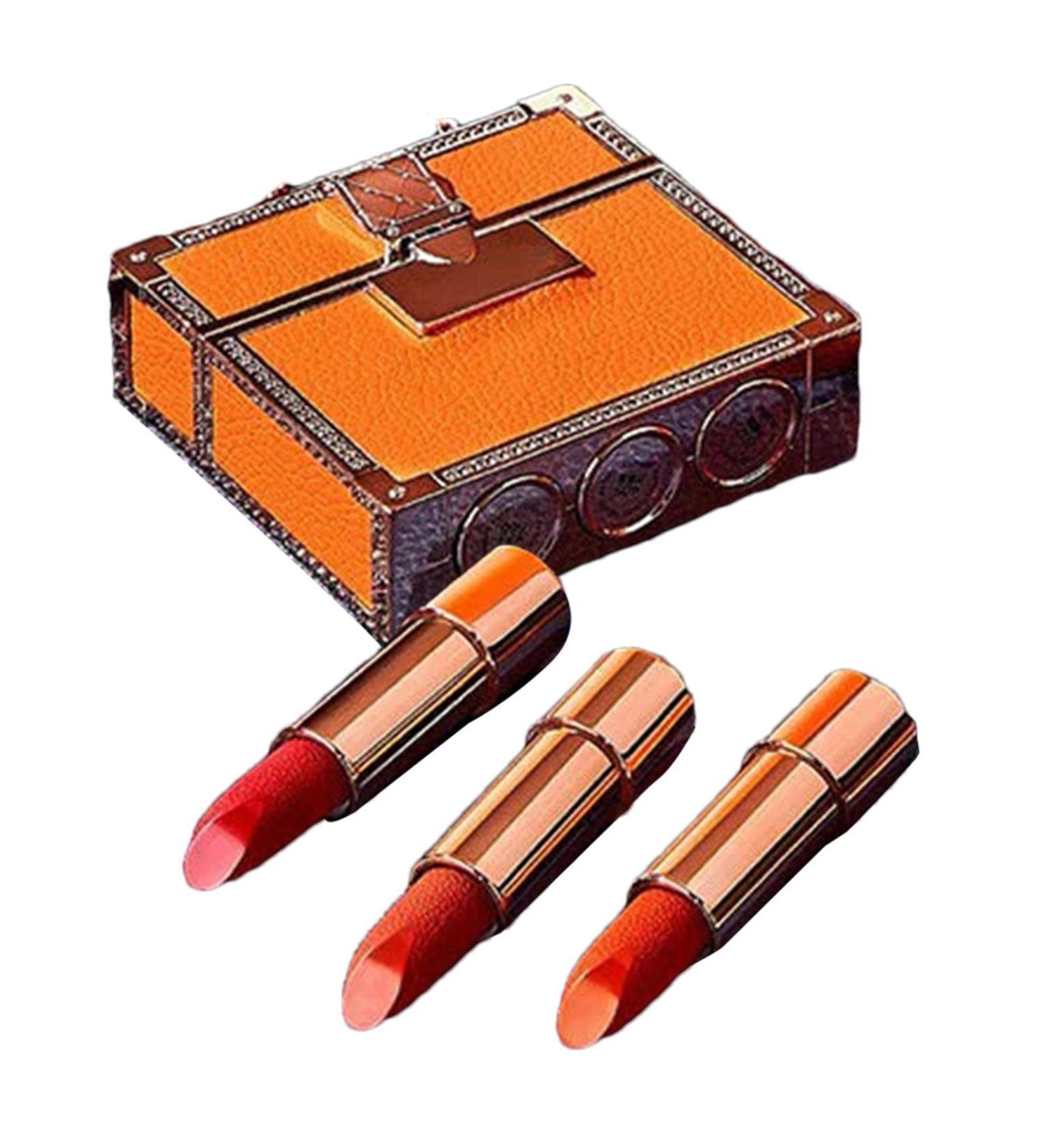 3/4 Colors Velvet Matte Lipstick With Chain Bag Long Lasting Velvet Lipstick Kit Makeup Lip Balm Waterproof Lip Gloss For Women - Buy Online on GoSupps.com
