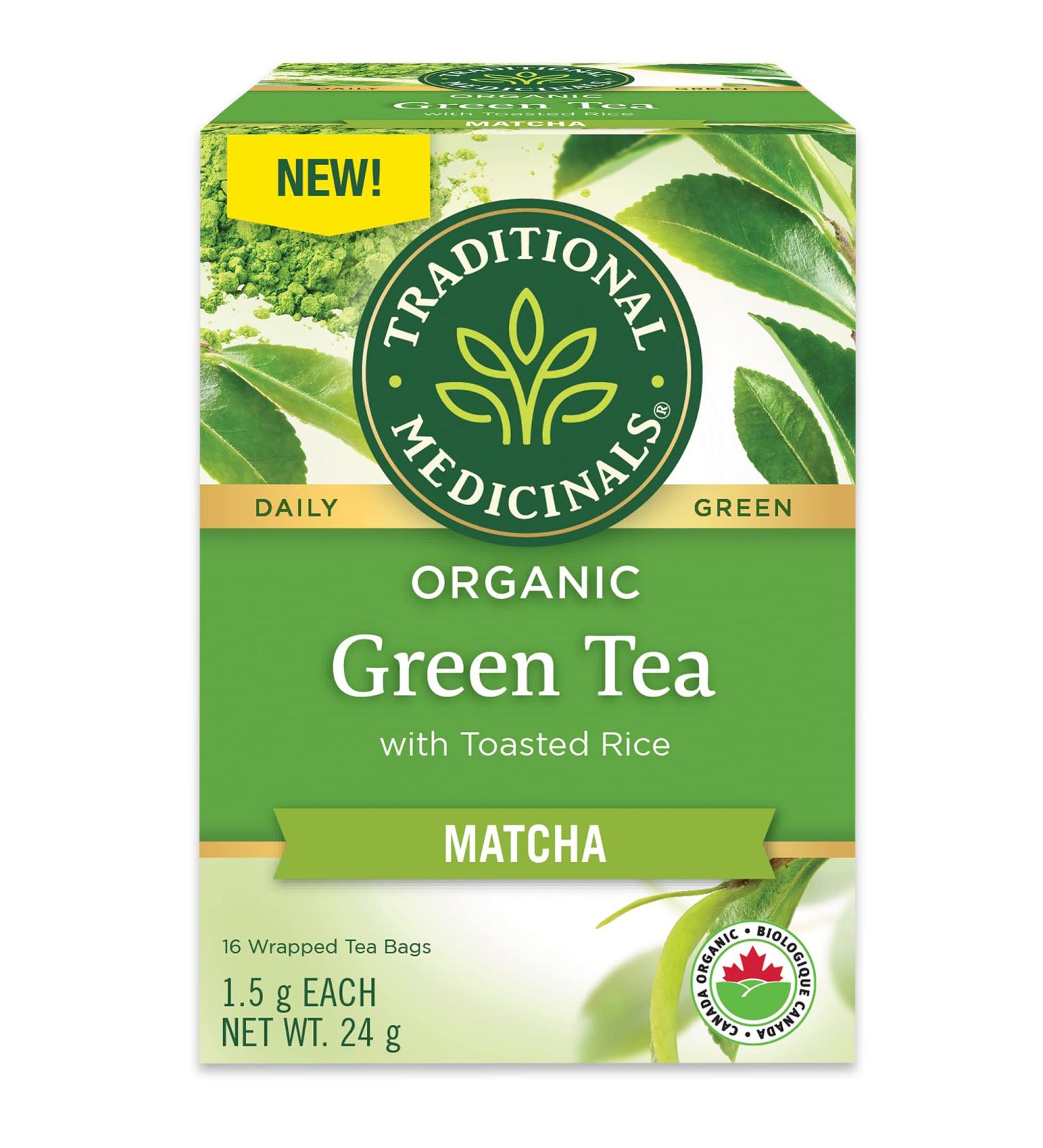 Traditional Medicinals Organic Green Tea Matcha 16 Bags (Pack of 1) Matcha 16 Count (Pack of 1) - Buy Online on GoSupps.com