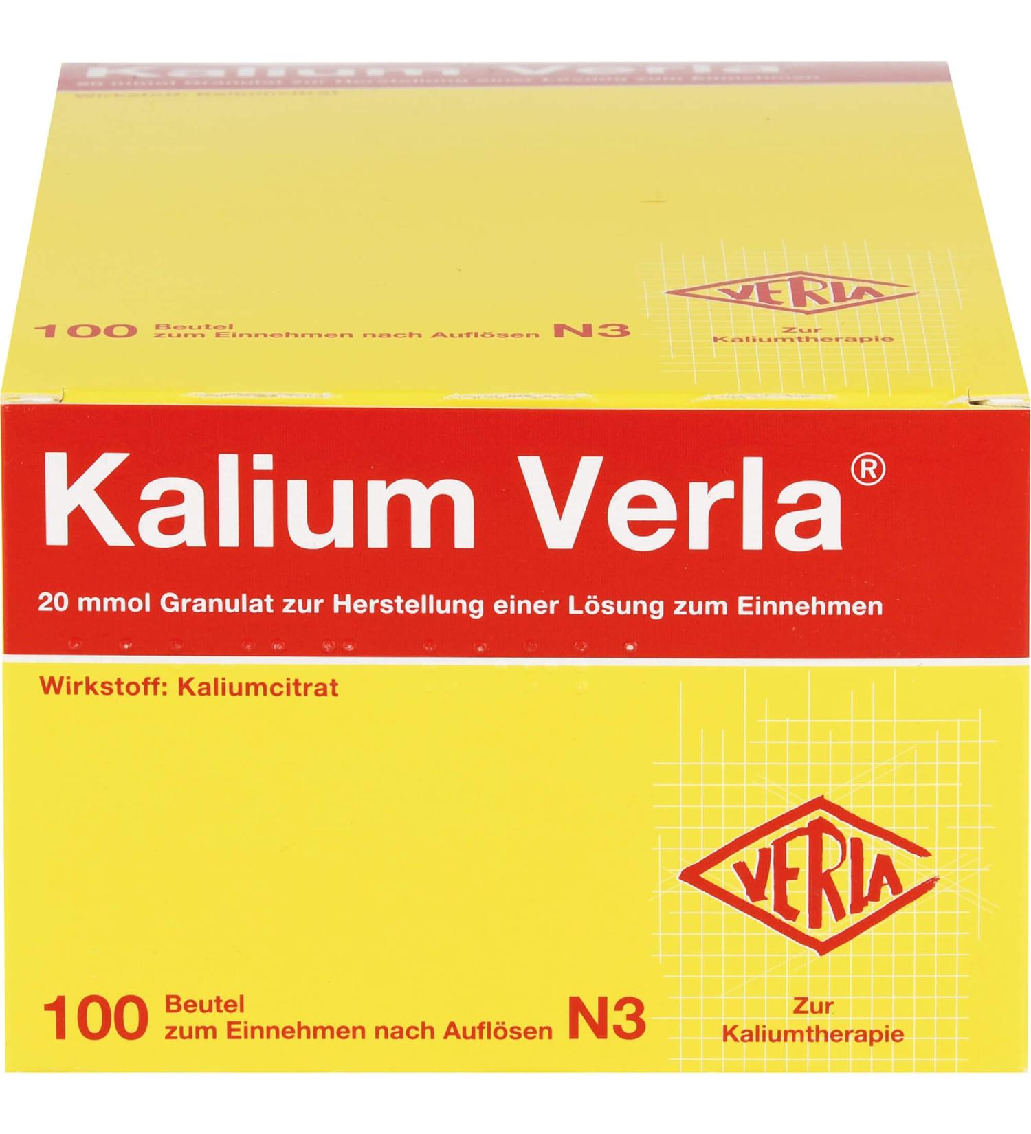 Buy Potassium Verla 100 St. Granules - High-Quality International Shipping | Your Trusted eCommerce Store - Buy Online on GoSupps.com