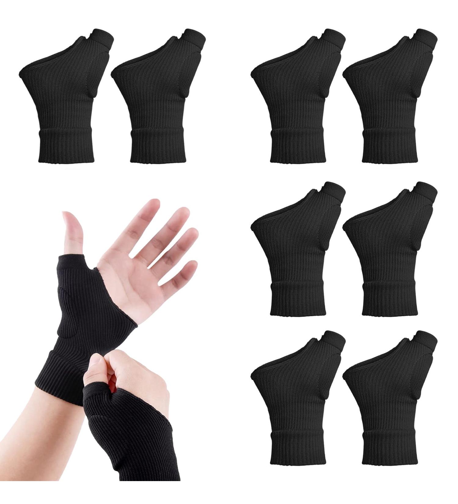 4 Pairs Arthritis Gloves Therapy Gloves Gel Hand Wrist Support Brace Arthritis Compression for Thumb Arthritis Sport Pain Relief Tendonitis for Men and Women Fits Both Hands - Buy Online on GoSupps.com