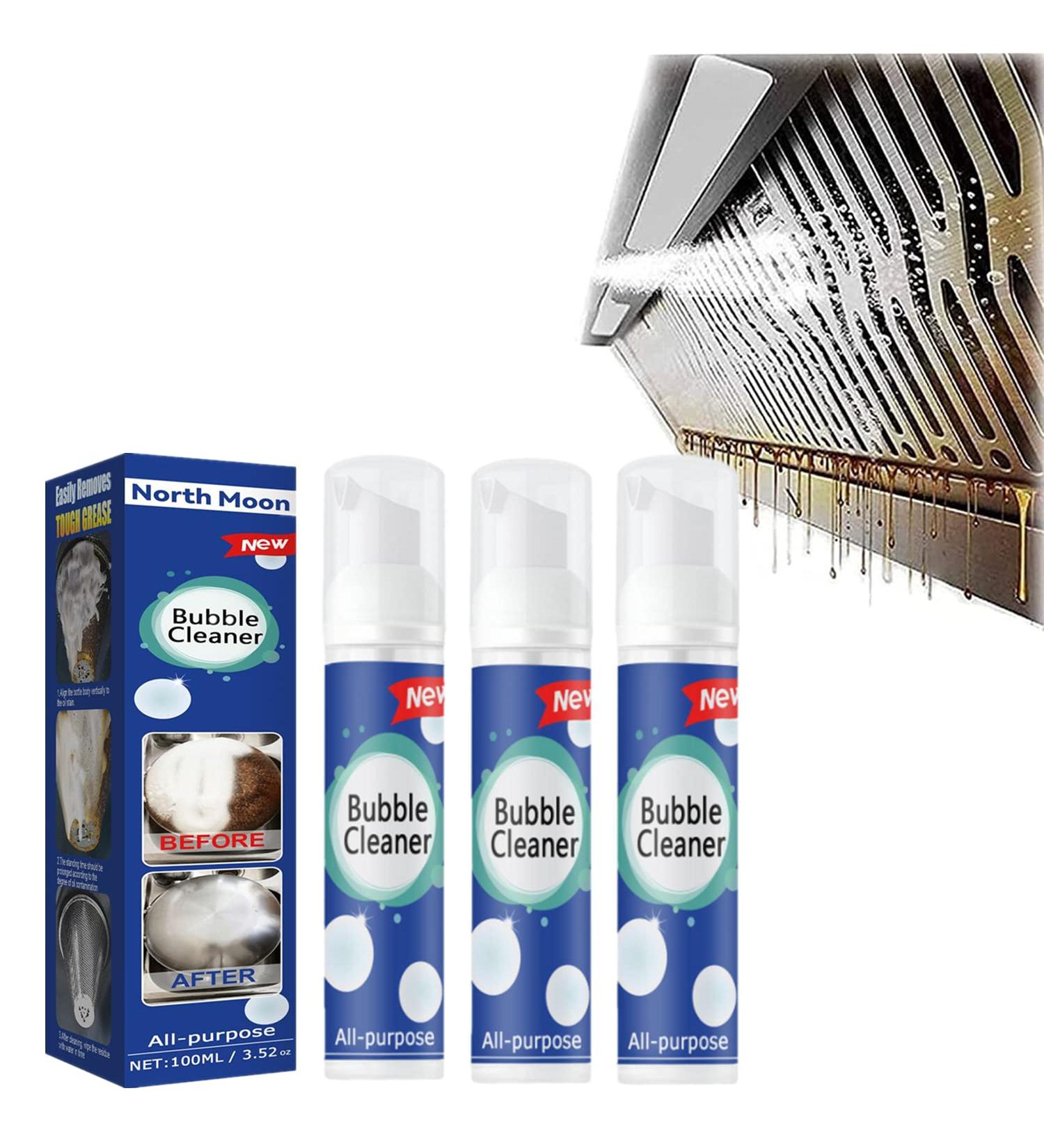 3PCs 300ml Foaming Heavy Oil Stain Cleaner - Powerful All-Purpose Foam for Stubborn Grease & Grime Removal | International Shipping Available - Buy Online on GoSupps.com