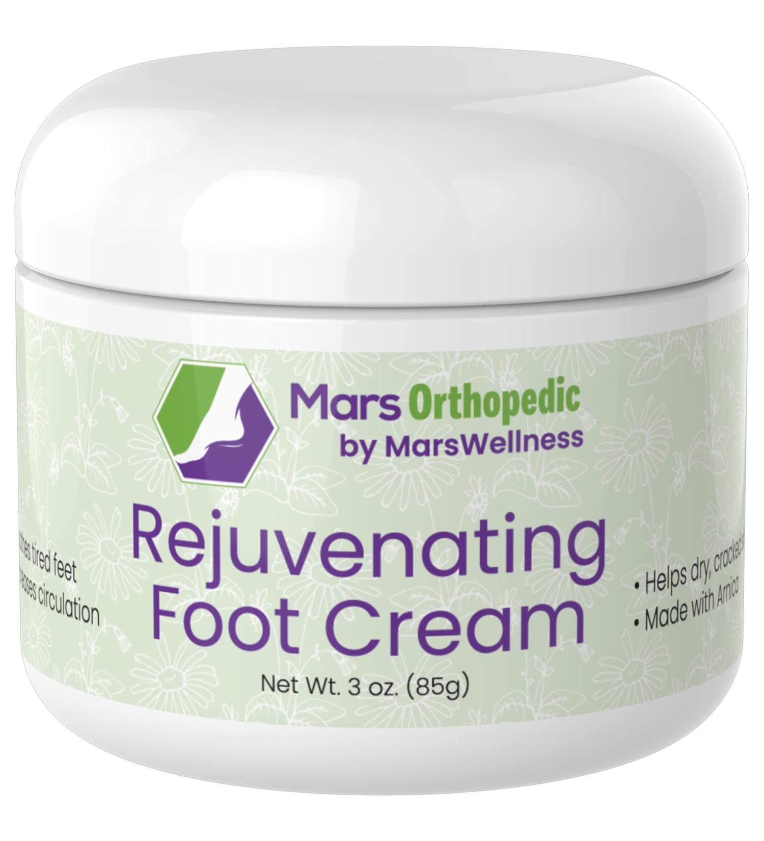 Orthopedic Rejuvenating Foot Cream for Dry Cracked Feet - Fast-Acting Moisturizing Pain Relief for Diabetic Neuropathy - Made in USA - 3 oz - Buy Online on GoSupps.com