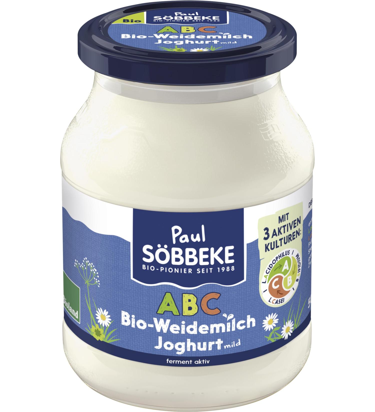 S bbeke ABC organic pasture milk yoghurt mild (6 x 500 gr) 500 g (pack of 6)