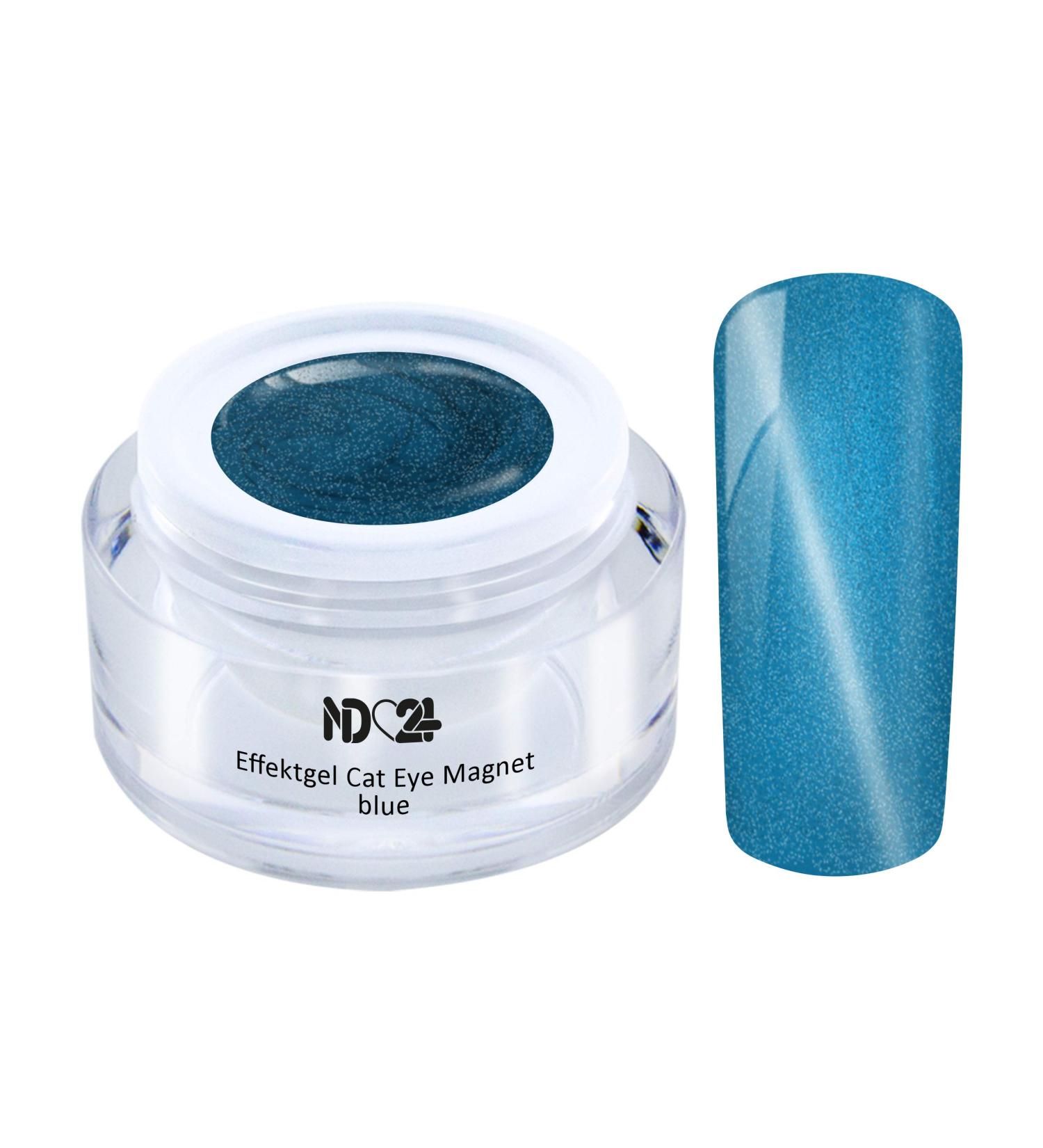 UV LED Cat Eye Effect Gel - Blue - 5ml | Studio Quality | Made in Germany | International Shipping - Buy Online on GoSupps.com