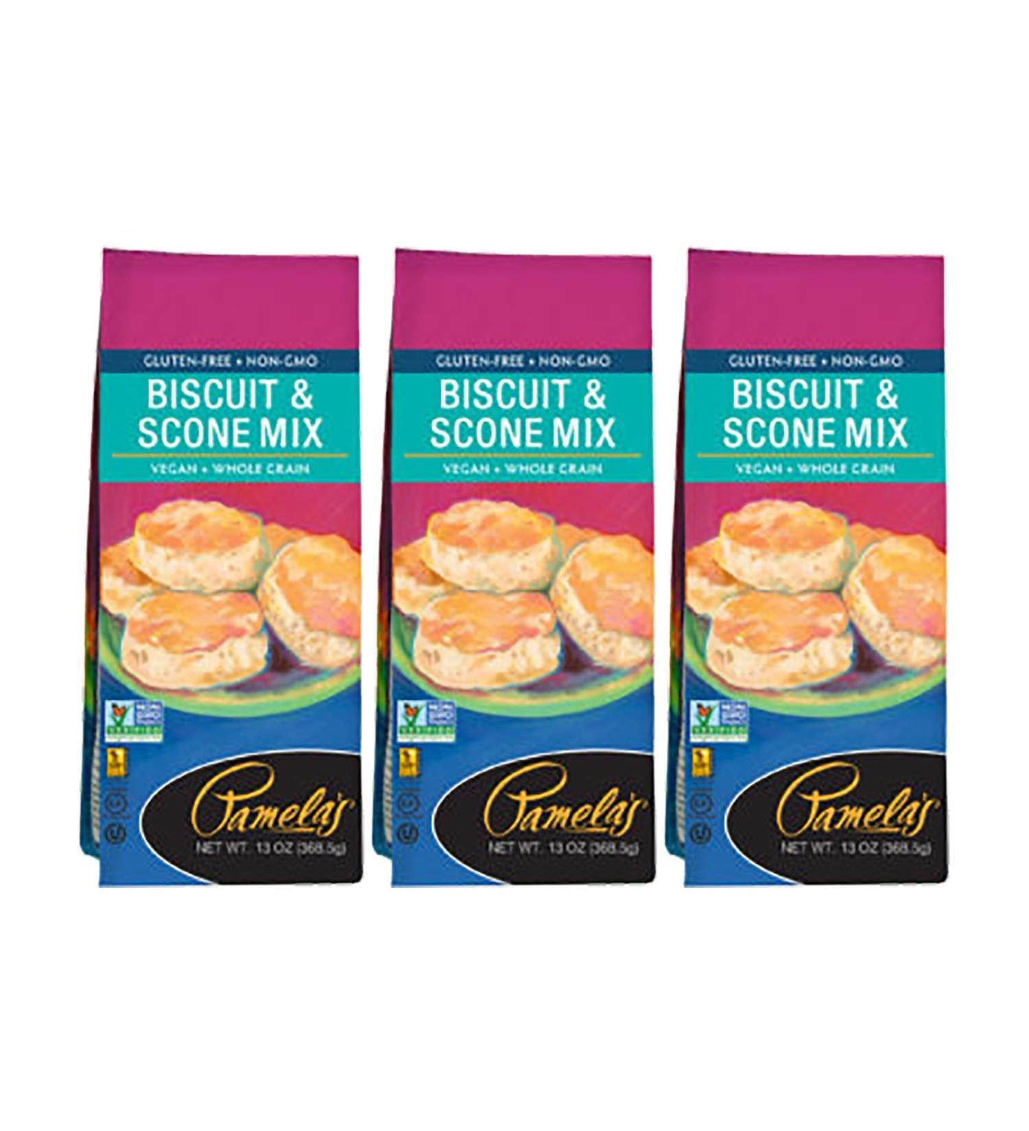 Pamela's Products Gluten Free Biscuit & Scone Mix, 13 ounce,(Pack - 3)