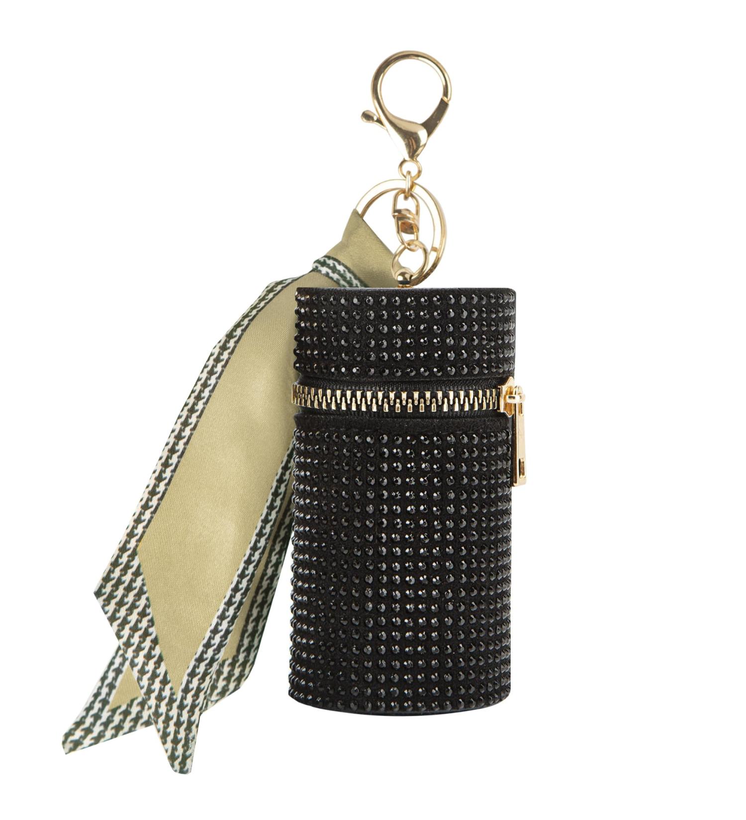 Buy Black Leather Lipstick Organizer Case - Travel Mini Lip Gloss Holder & Keychain - Perfect Gift for Birthdays & Mother's Day - Buy Online on GoSupps.com