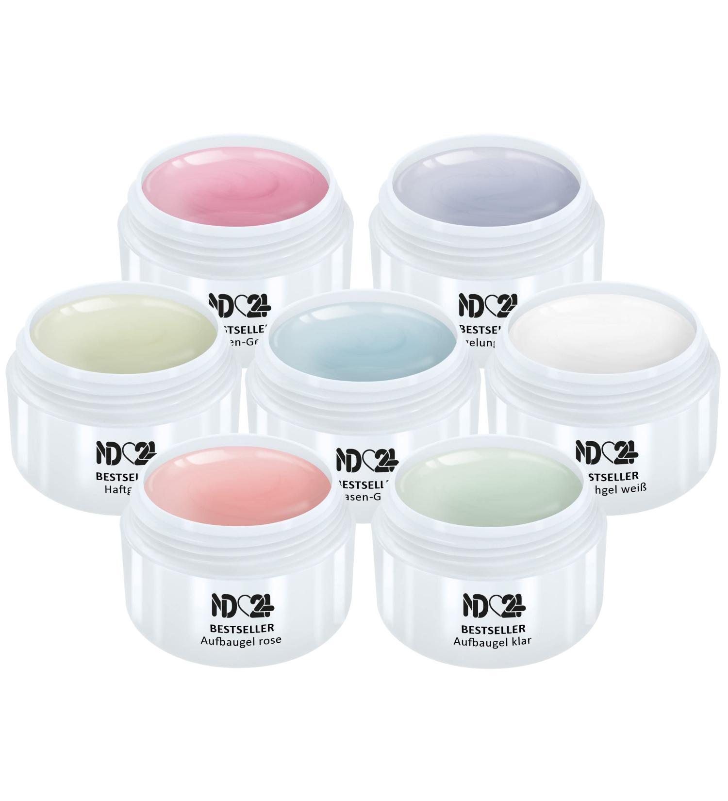 Gel Set - All Varieties - Studio Quality - Made in Germany (7 x 15ml)