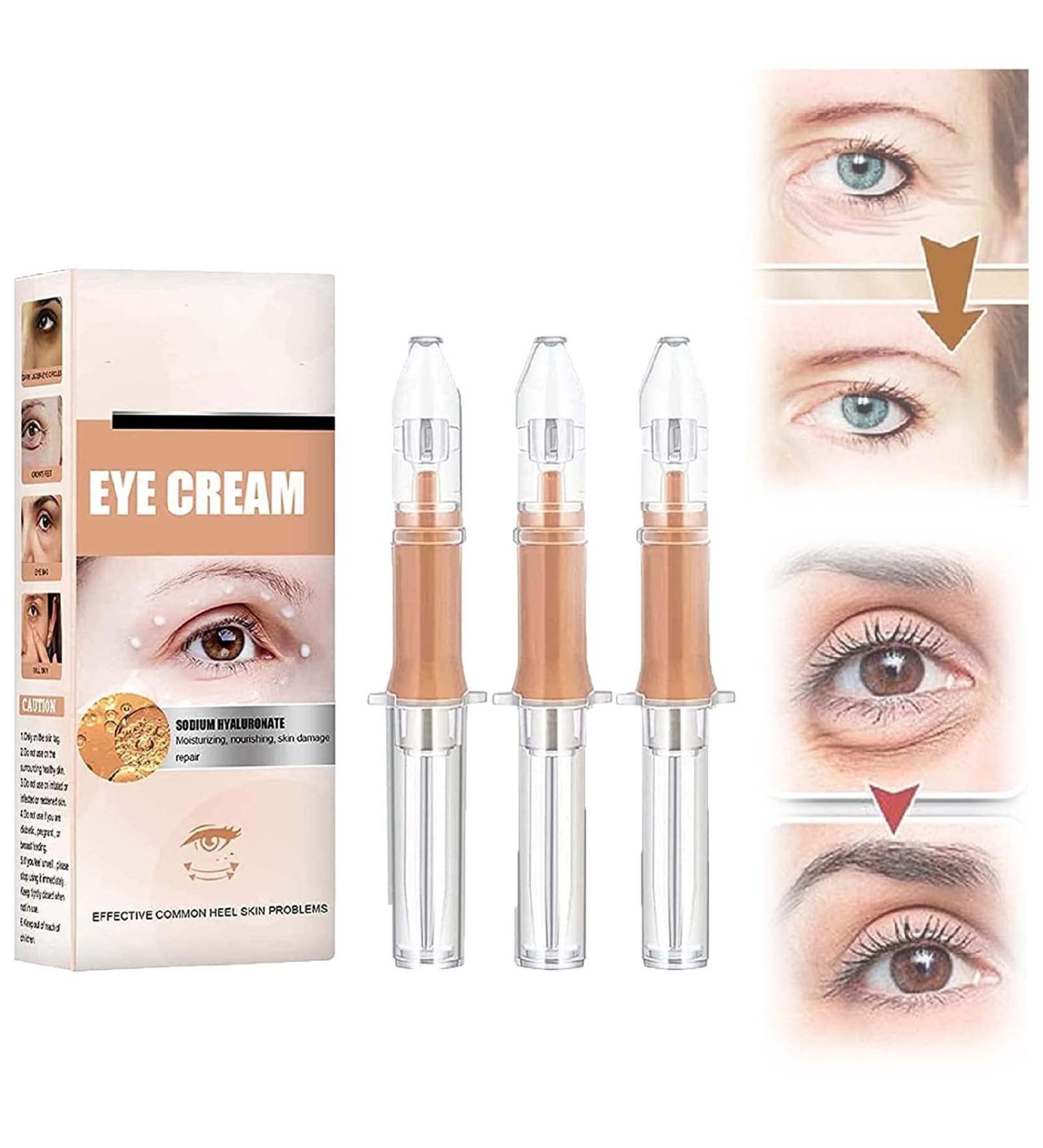 ICOVOIY 1 Min Eyes Beauty Serum - Anti-Aging Eye Cream for Dark Circles & Puffiness (3PCS) - Buy Online on GoSupps.com