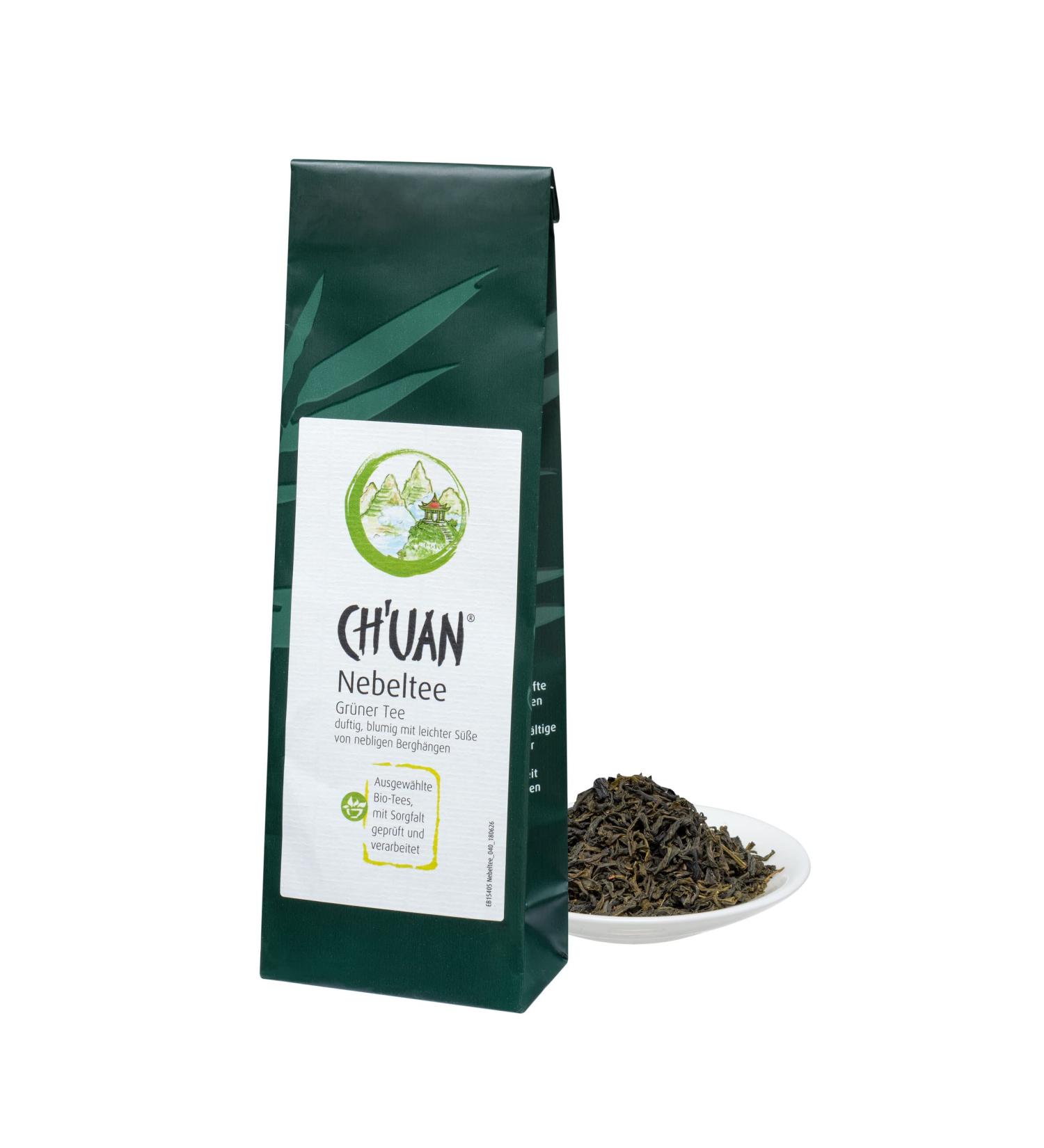  Schoenenberger Schoenenberger CH UAN - Mist Green Tea - 1 x 40g bag - Fragrant and floral with a slight sweetness - From the misty mountain slopes - Selected organic tea - Buy Online on GoSupps.com