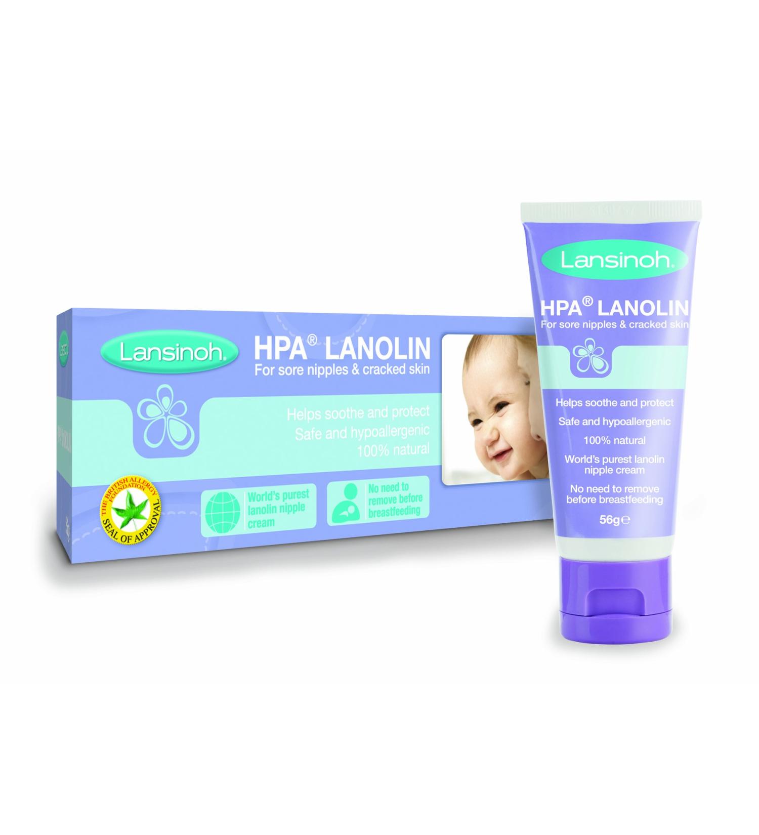 Lansinoh HPA 40ml Cream for Sore Nipples and Cracked Skin