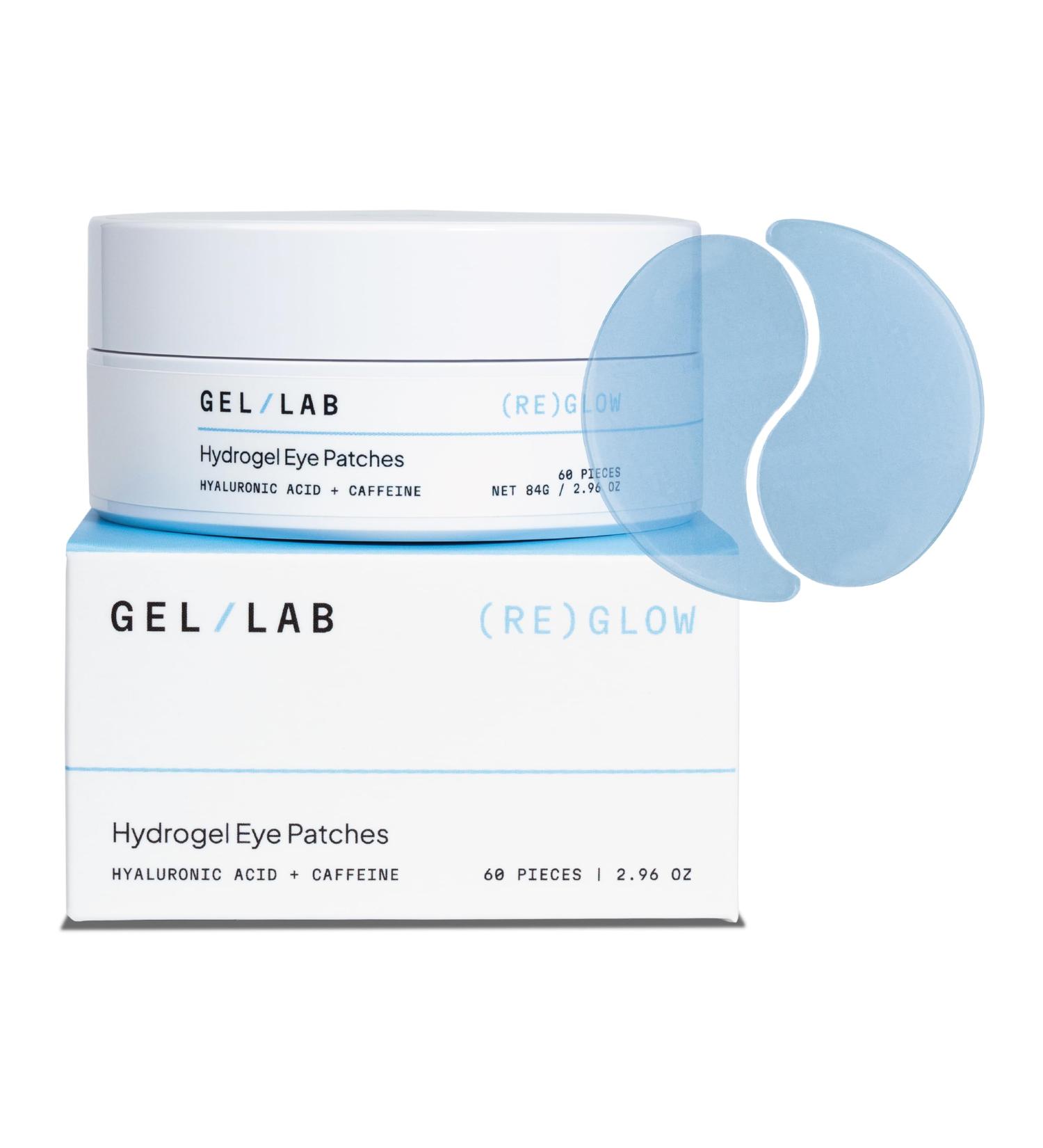 REGLOW Hyaluronic Acid & Caffeine Eye Gel Patches - Hydrating Korean Mask for Wrinkles Dark Circles & Puffiness - 60 Patches - International Shipping - Buy Online on GoSupps.com