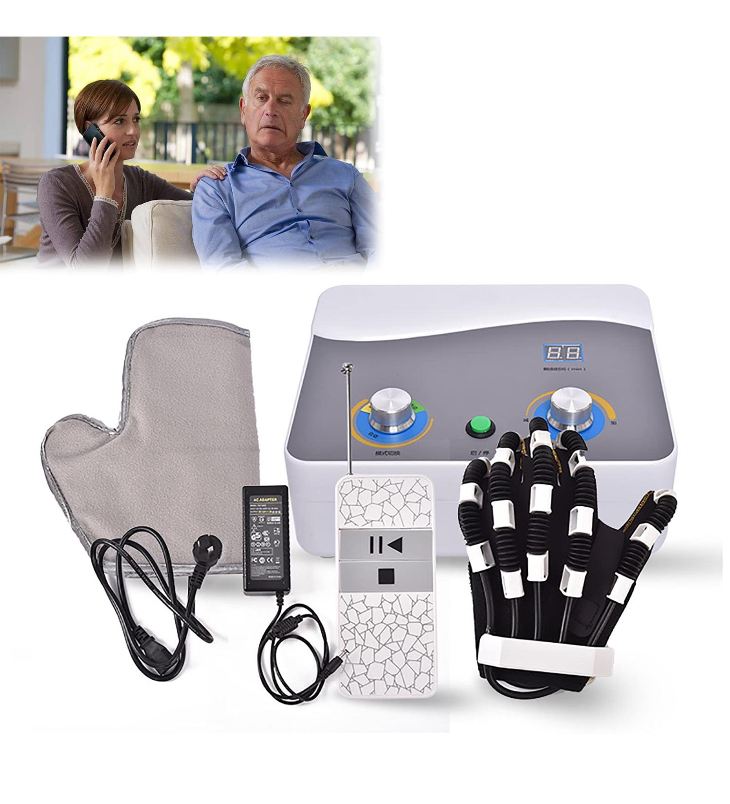 ZZBB Rehabilitation Robot Gloves Soft Resting Hand Splint for Flexion Contracture Finger Training Increase Muscle Tone Hemiplegia Right-hand Small - Buy Online on GoSupps.com