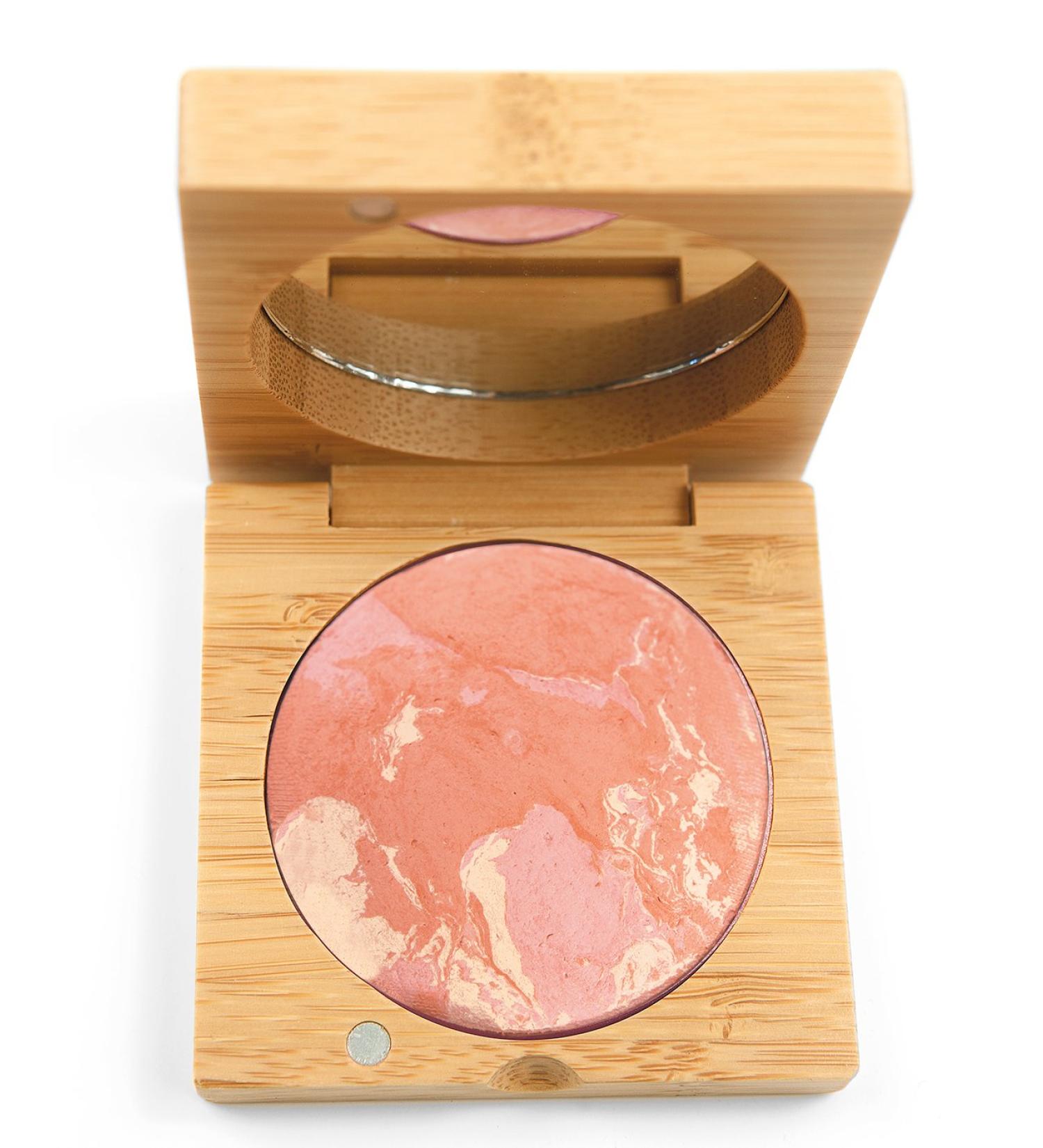 Antonym Cosmetics Baked Blush for Cheeks Face Powder Makeup Wrinkle Defying Minimize Fine Lines Pores Mattifying Sun Kissed Tan Contour (Peach) Baked Blush Peach