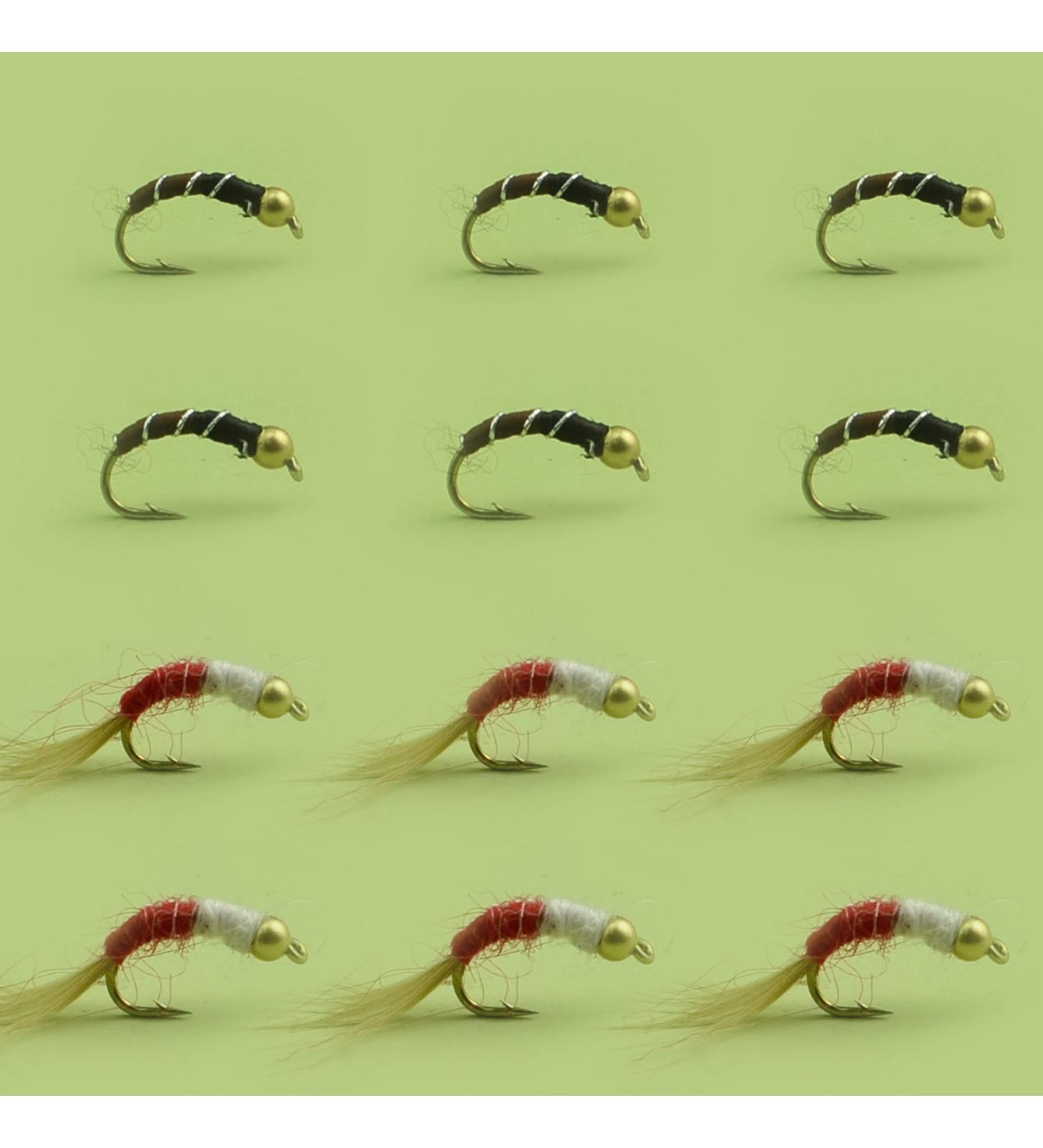 YAZHIDA Fly Fishing Trout Kit - Rainbow Warrior & Zebra 2-Tone | International Shipping Available - Buy Online on GoSupps.com