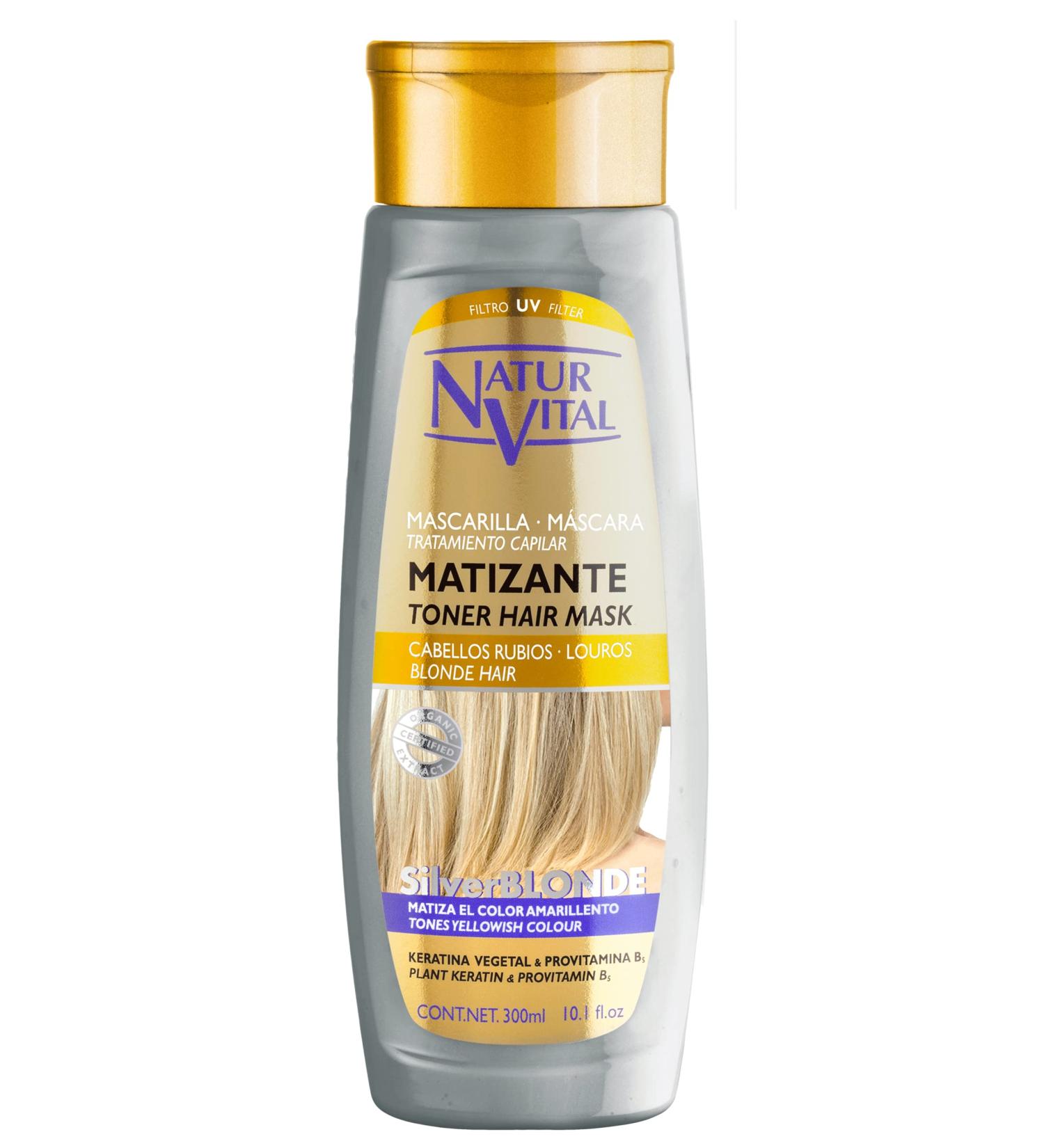 NaturVital Silver Blonde Mattifying Mask 300 Ml - Buy Online on GoSupps.com