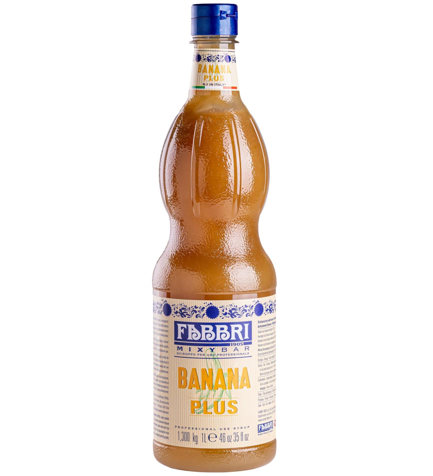  Fabbri Mixybar Banana Syrup Plus 1 Litre Bottle - Buy Online on GoSupps.com