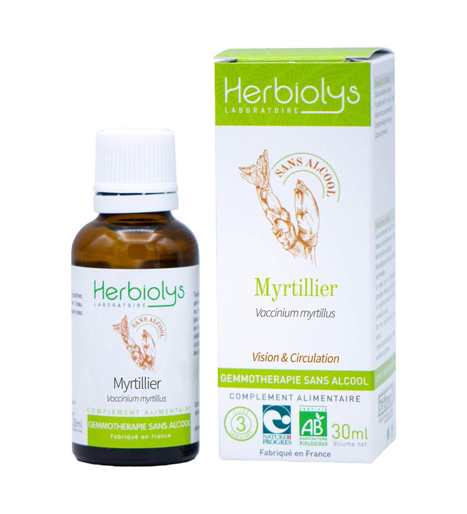 Mac rat De Bourgeon Bio | Sans Alcool | Gemmoth rapie | 30 ml | Herbiolys (Myrtillier) Myrtillier 30 ml (Lot de 1) - Buy Online on GoSupps.com