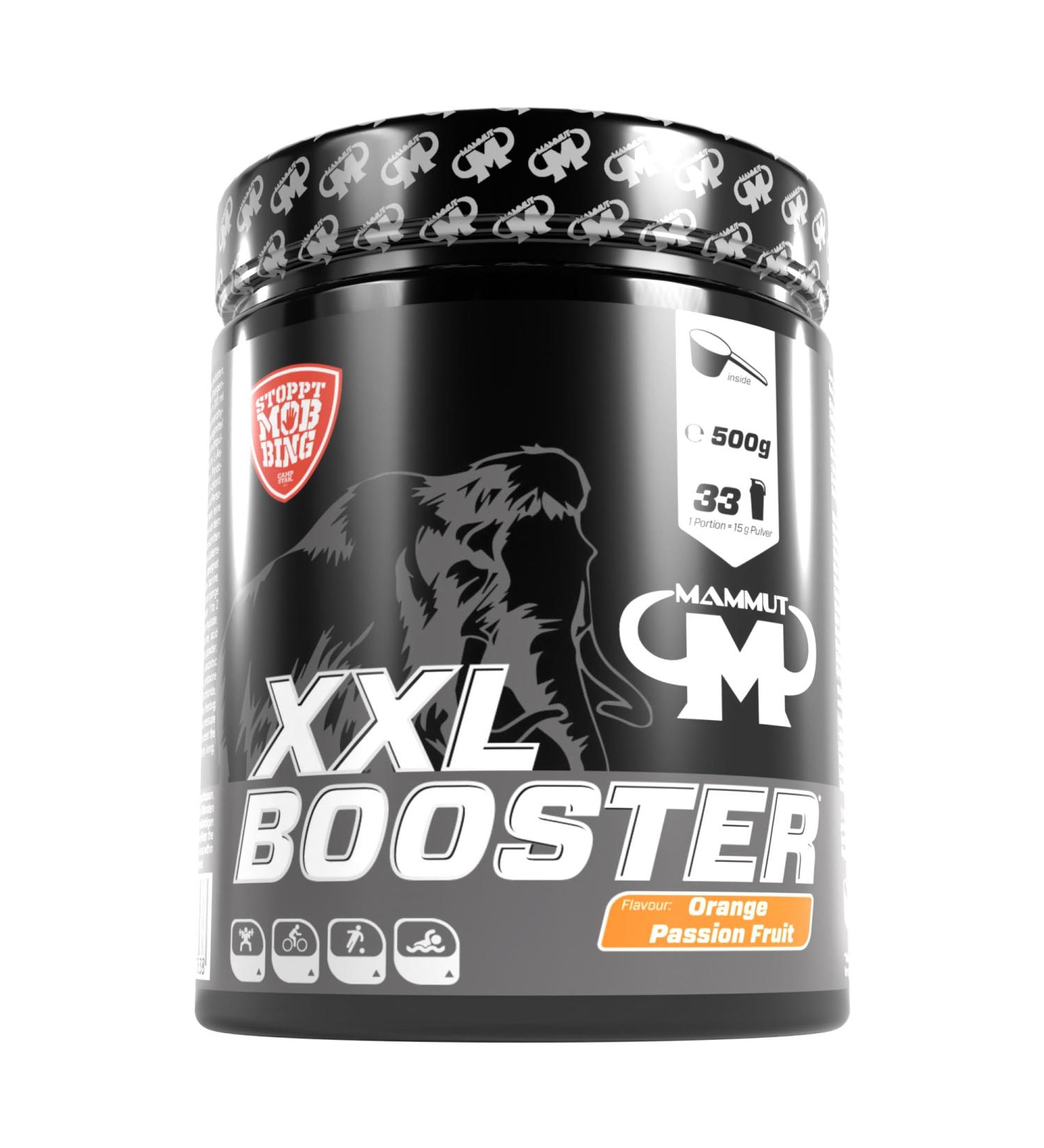 Mammut Nutrition XXL Booster Orange-Passion Fruit Granules - 500g | International Shipping - Buy Online on GoSupps.com