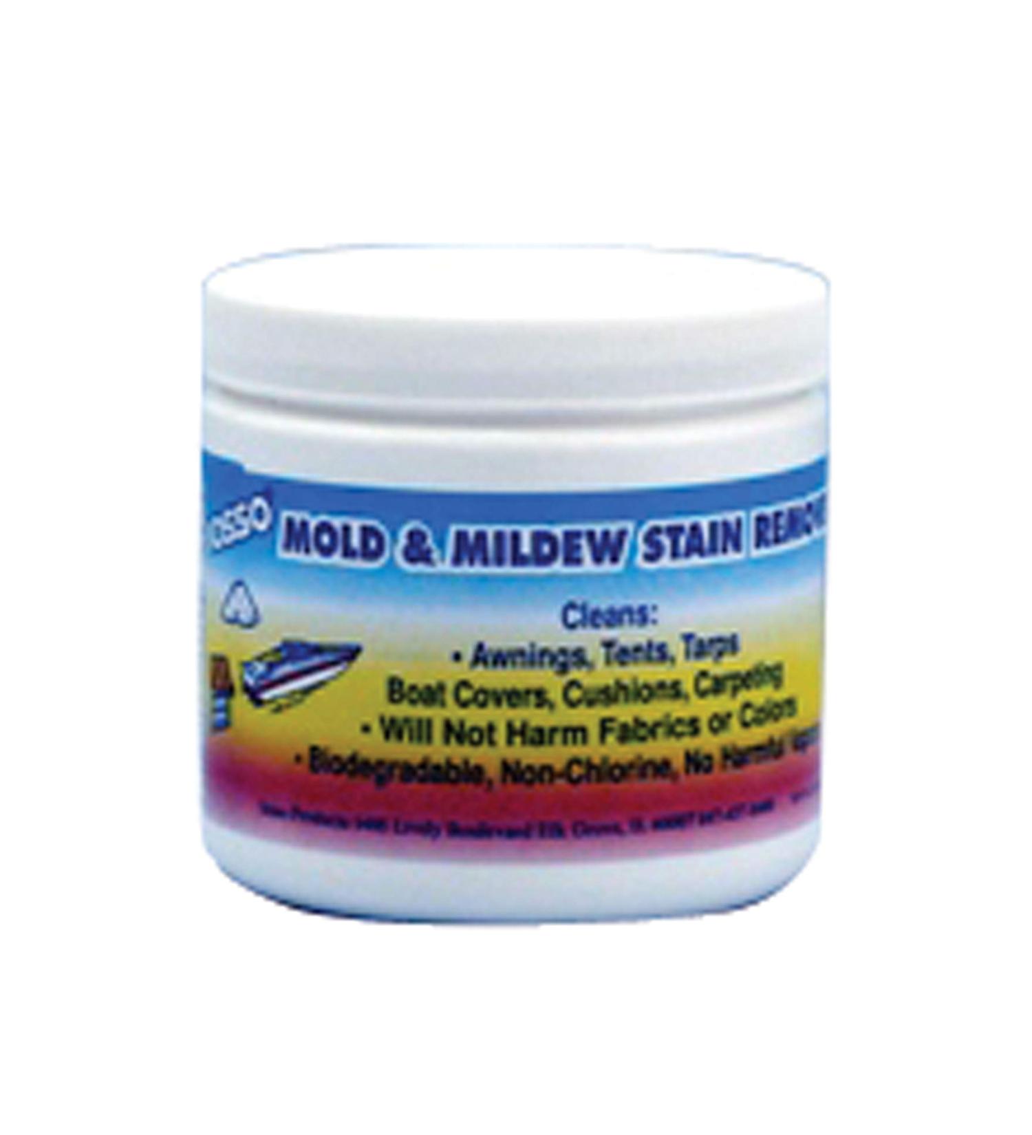 IOSSO MOULD & MILDEW STAIN REMOVER CONCENTRATED POWDER MOLD CANOPY CANVAS CLEANER TENT AWNING (12oz)