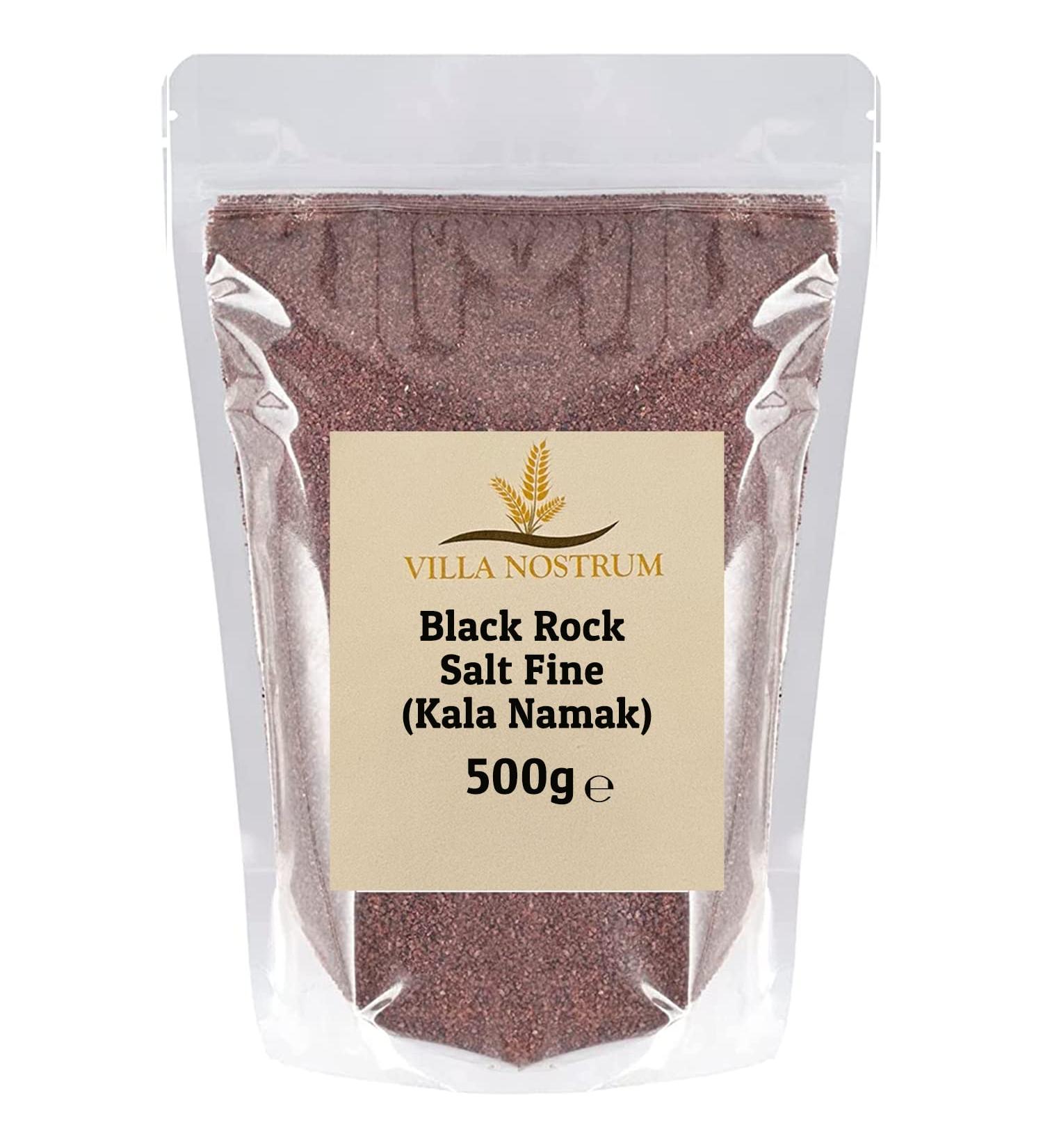 Kala Namak Fine Black Salt 500g by Villa Nostrum