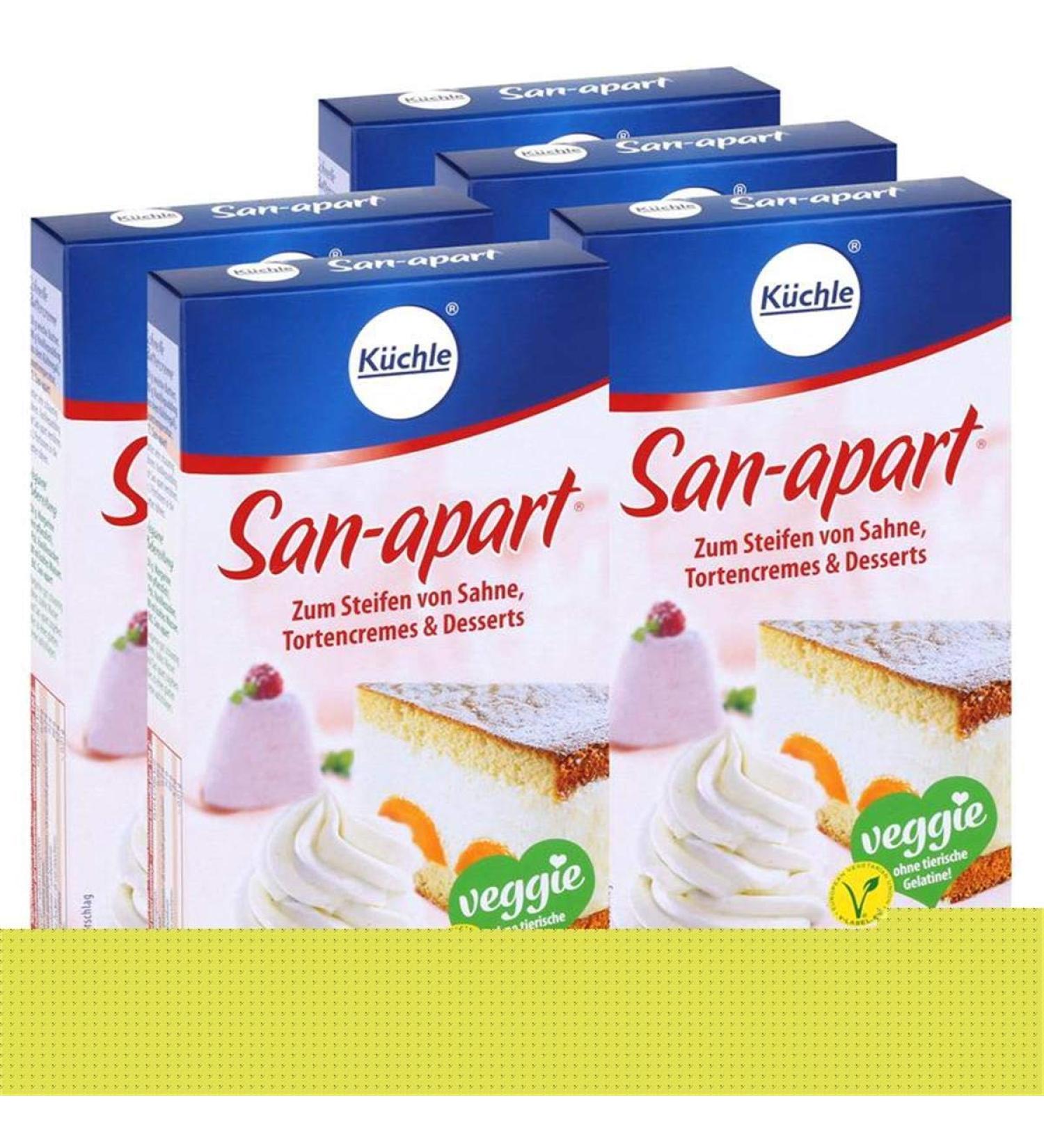 K chle San-apart 125g - Stiffen Creams Cakes & Desserts - Pack of 5 - International Shipping - Buy Online on GoSupps.com