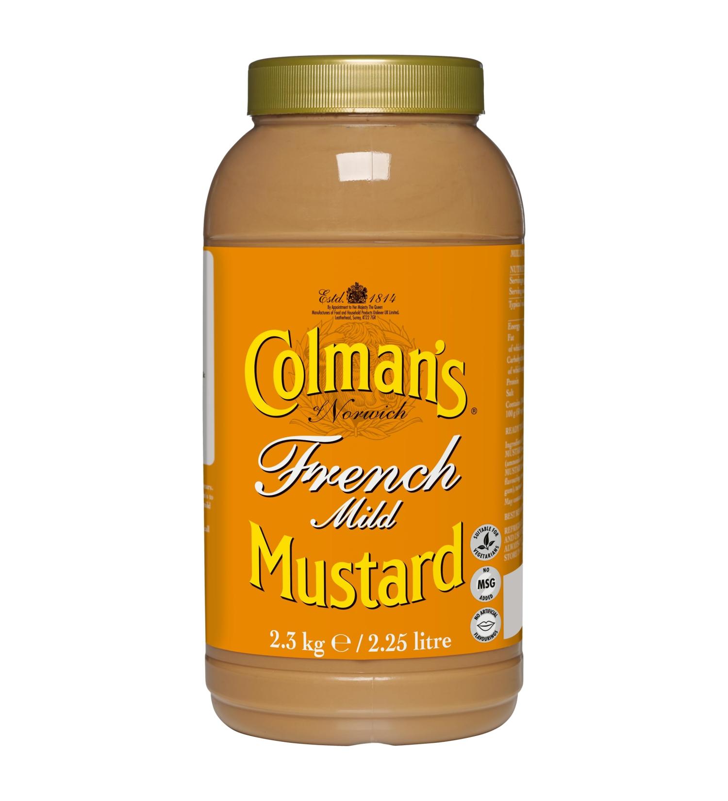 Colman's French Mustard 2.25 Litre