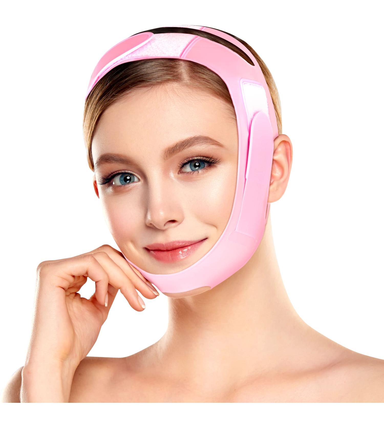 Double Chin Reducer & V Line Shaping Face Lift Tape | Silicone Chin Strap for Slimmer Face & Tighter Skin - Buy Online on GoSupps.com