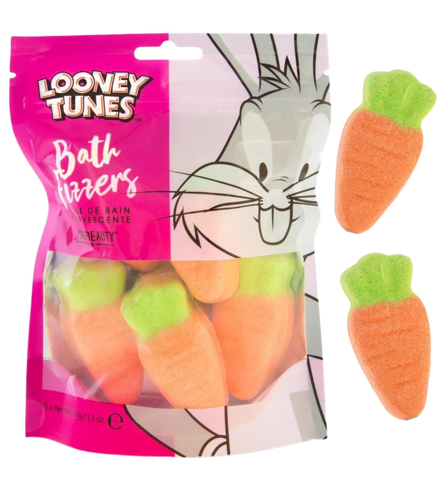 MAD Beauty Looney Tunes Bugs Bunny Carrot Bath Fizzers - Pampering Bath Bomb - Buy Online on GoSupps.com