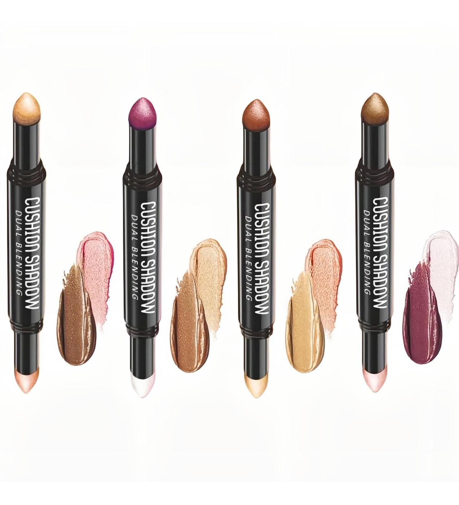 4 Colors Glitter Eyeshadow Stick Colorful Set Waterproof Eye Shadow Pencil Eye shadow Stick Pen Makeup Set Waterproof & Long Lasting Starter Eyeshadow Stick Sets - Buy Online on GoSupps.com