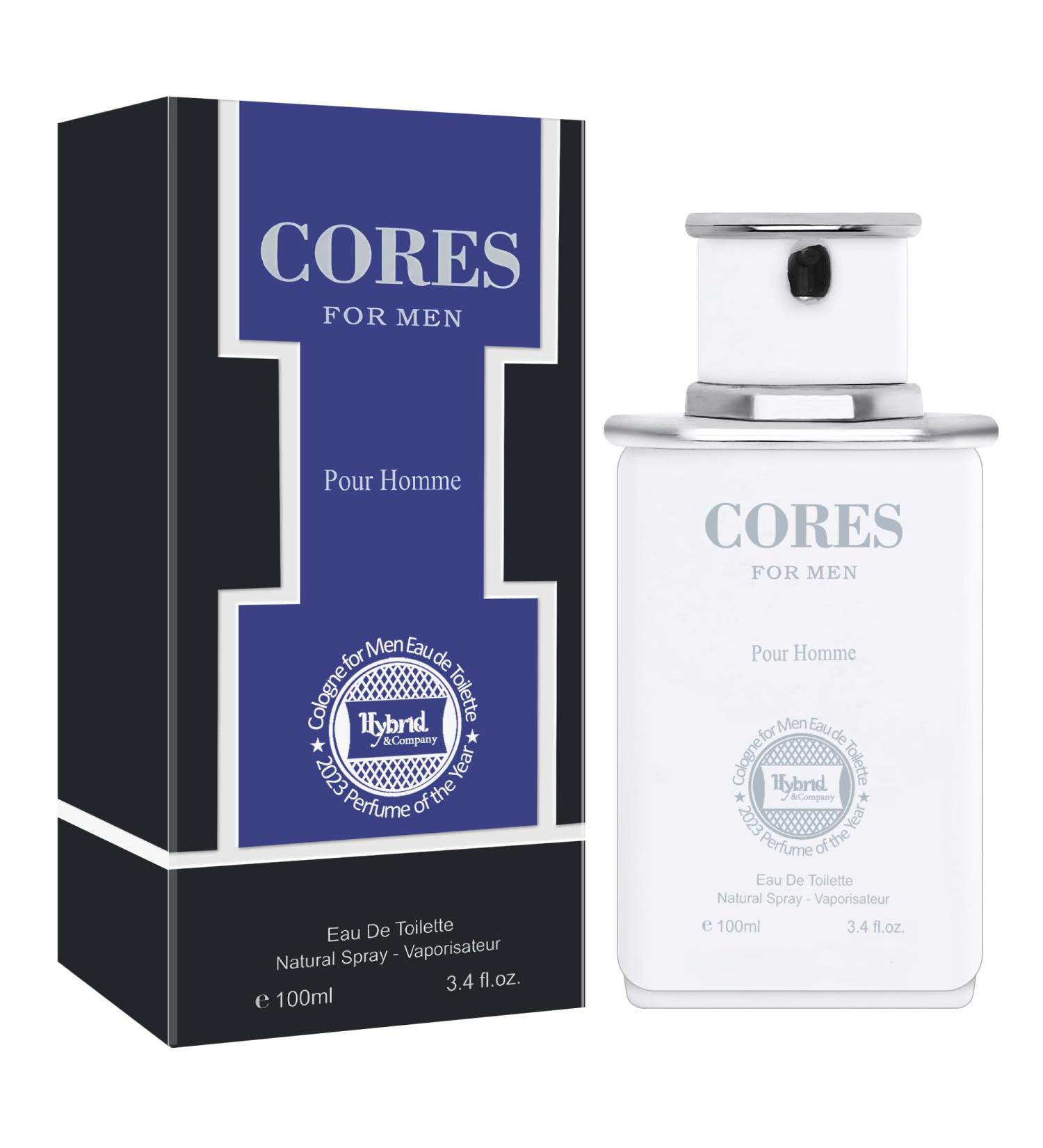 Hybrid & Company Cores For Men Timeless Subtle delicate Scent Perfume Mens Fragrance 3.4 Fl Oz - Buy Online on GoSupps.com
