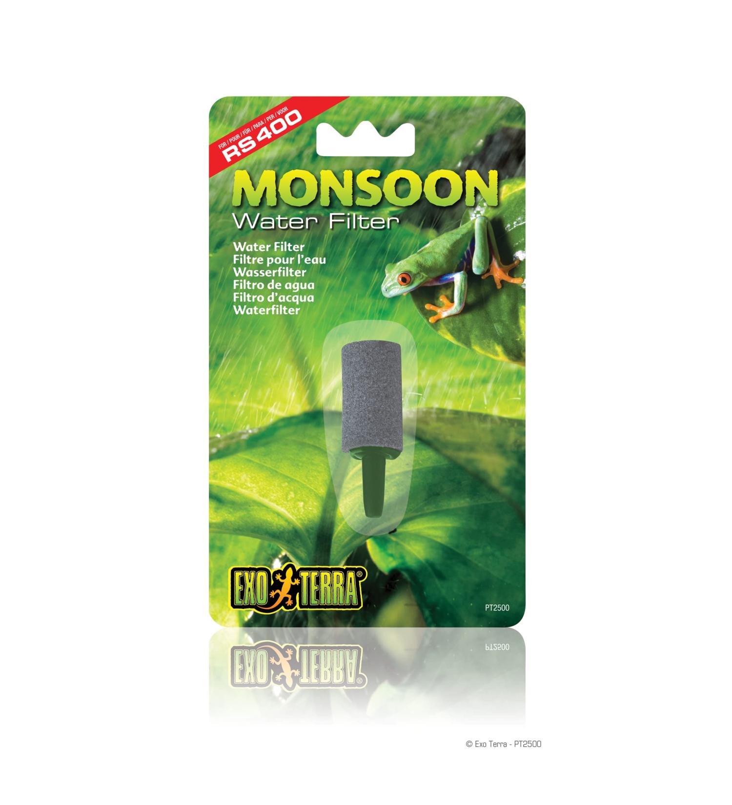 Exo Terra Monsoon Water Filter replacement filter for the Exo Terra Monsoon irrigation systems