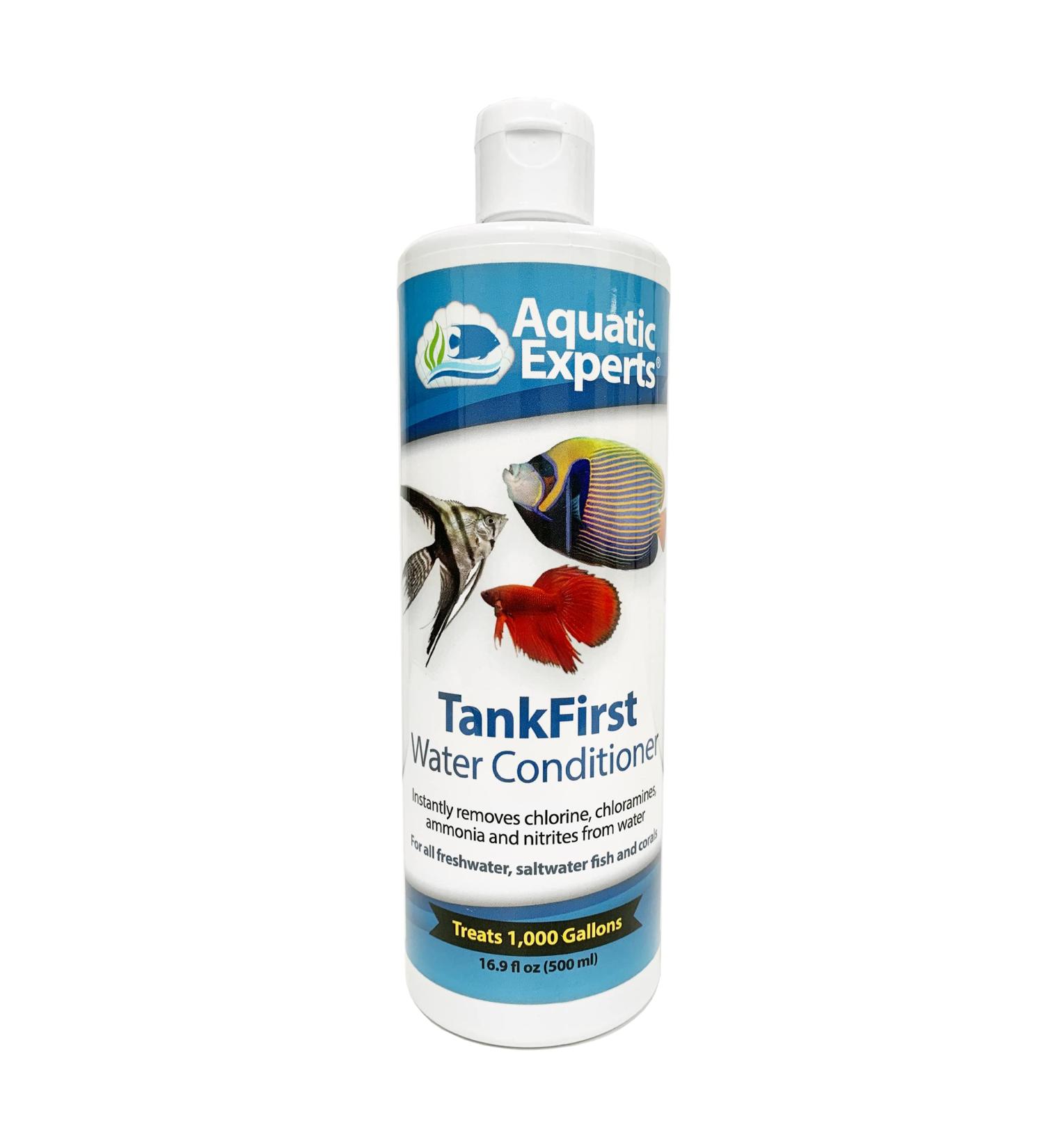 TankFirst Complete Aquarium Water Conditioner - Fish Water Conditioner  Instantly Removes Chlorine  Chloramines  Ammonia and Nitrites from Fish Tanks Regular 500 ml - Treats 1 000 Gallons - Buy Online on GoSupps.com