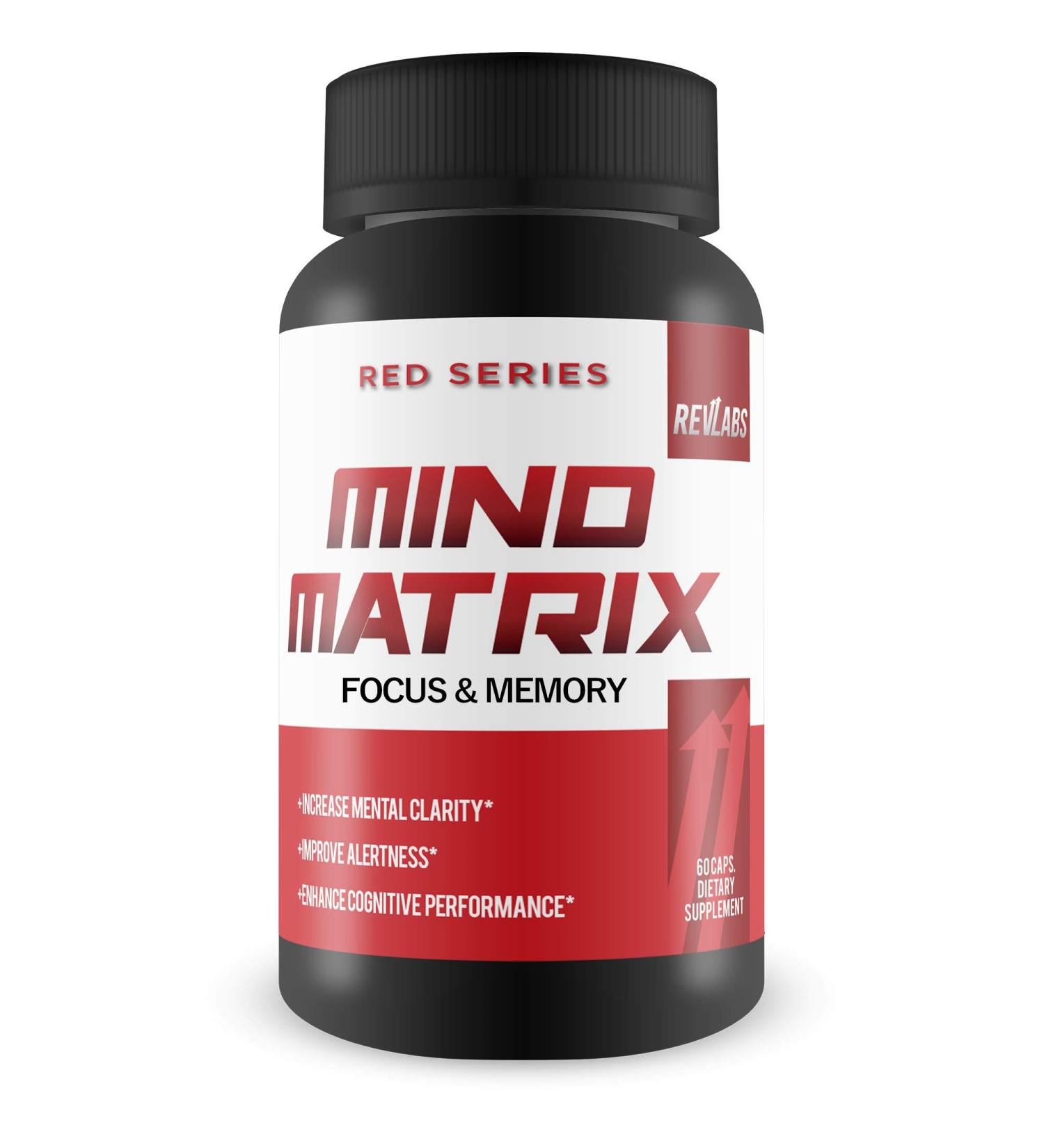 Mind Matrix Memory Focus & Clarity Formula - Nootropic Supplement with Bacopa Monnieri and DMAE - 60 Cap - Buy Online on GoSupps.com