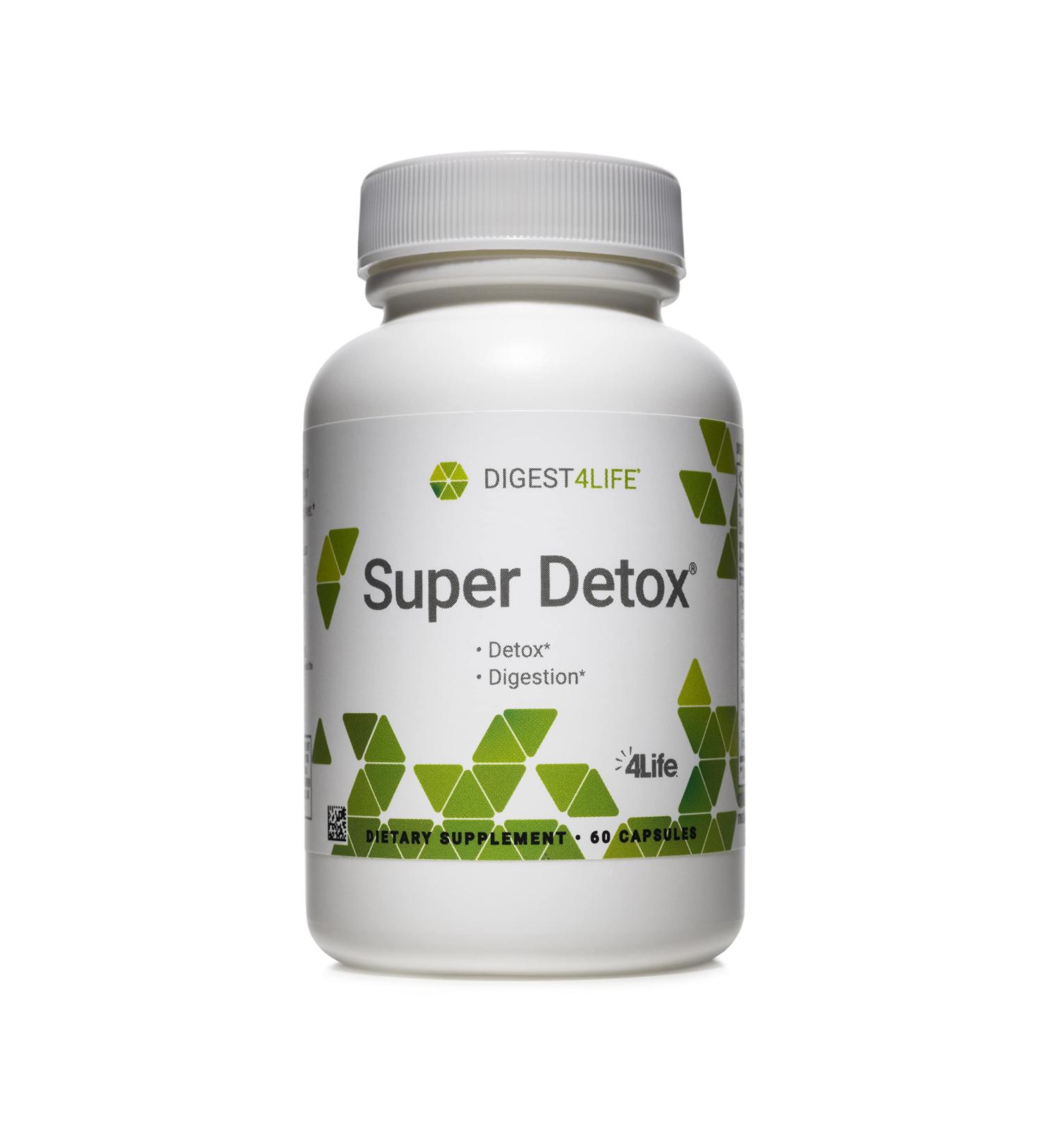 4Life Super Detox - Supports Detoxification & Liver Health - 60 Capsules - Buy Online on GoSupps.com