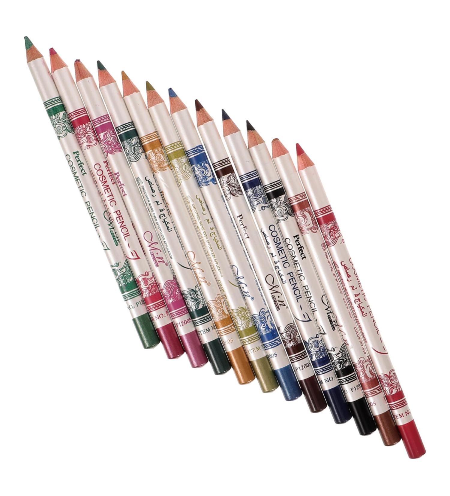 Mipcase 36 Pcs Colorful Eyeliner Color Eyeliner Pencil Colored s Colored Pencils Makeup Lip Line Bamboo Make Up - Buy Online on GoSupps.com