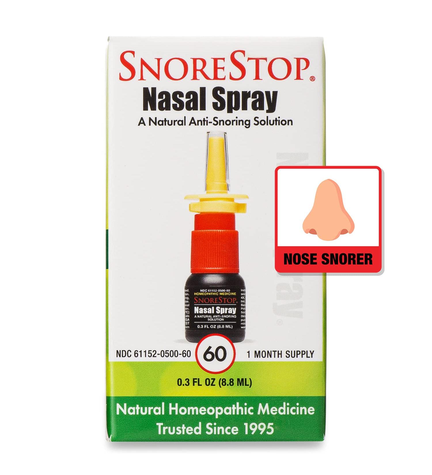 SnoreStop NasoSpray - Fast-Acting Snoring Solution for Deep Sleep - 60 Sprays - Buy Online on GoSupps.com