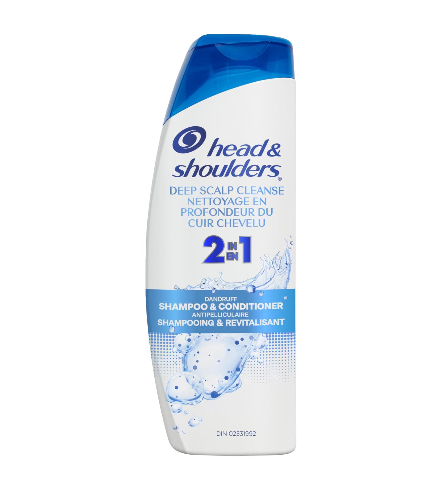 Head & Shoulders Deep Scalp Cleanse 2-in-1 Anti-Dandruff Shampoo + Conditioner 370 mL - Buy Online on GoSupps.com
