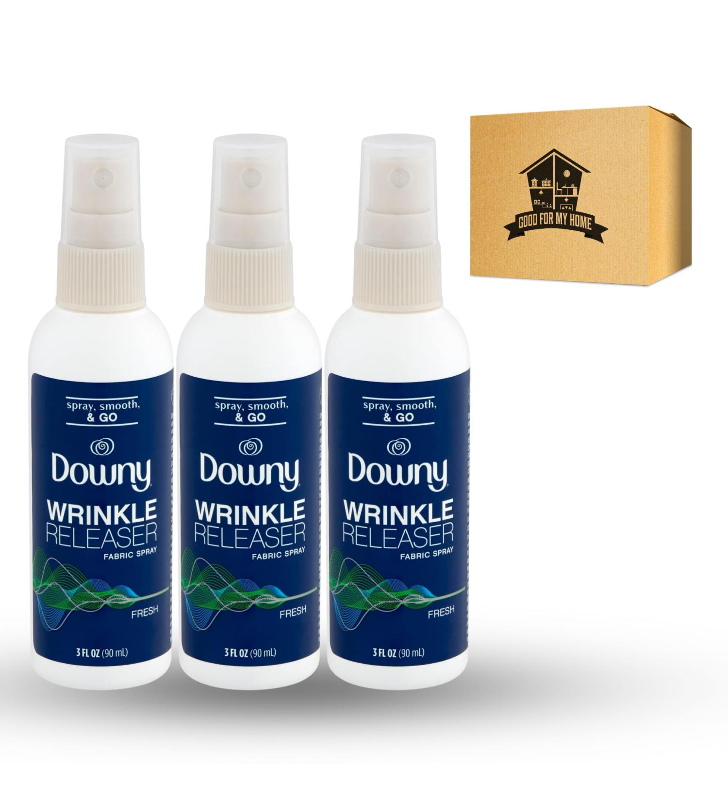 Wrinkle Release Spray Bundle | Travel Size Downy Wrinkle Releaser Spray | Essential Fabric Softener | Wrinkle Free Spray - Good For My Home - Buy Online on GoSupps.com
