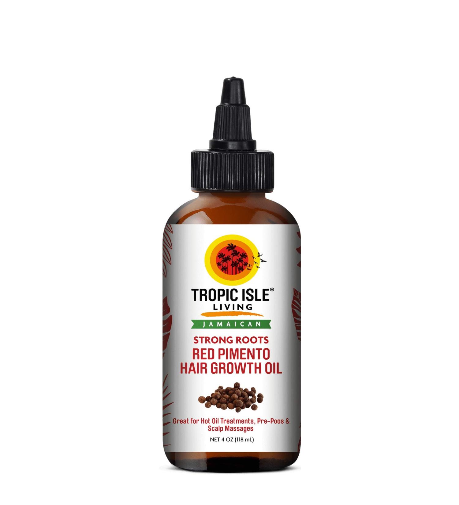 Tropic Isle Living Jamaican Strong Roots Red Pimento Hair Growth Oil  4 Ounce