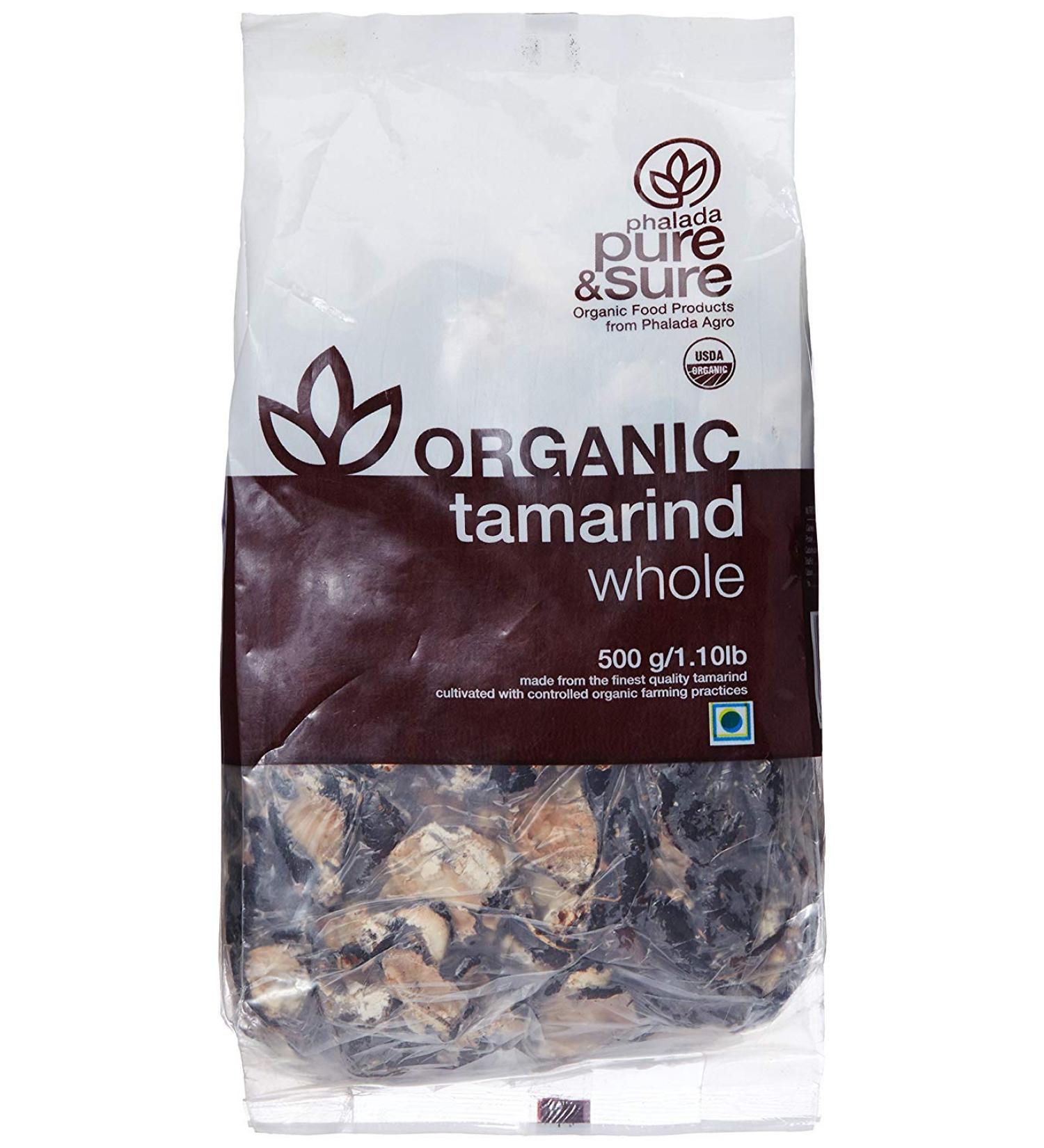 Pure & Sure Organic Whole Tamarind 500GM