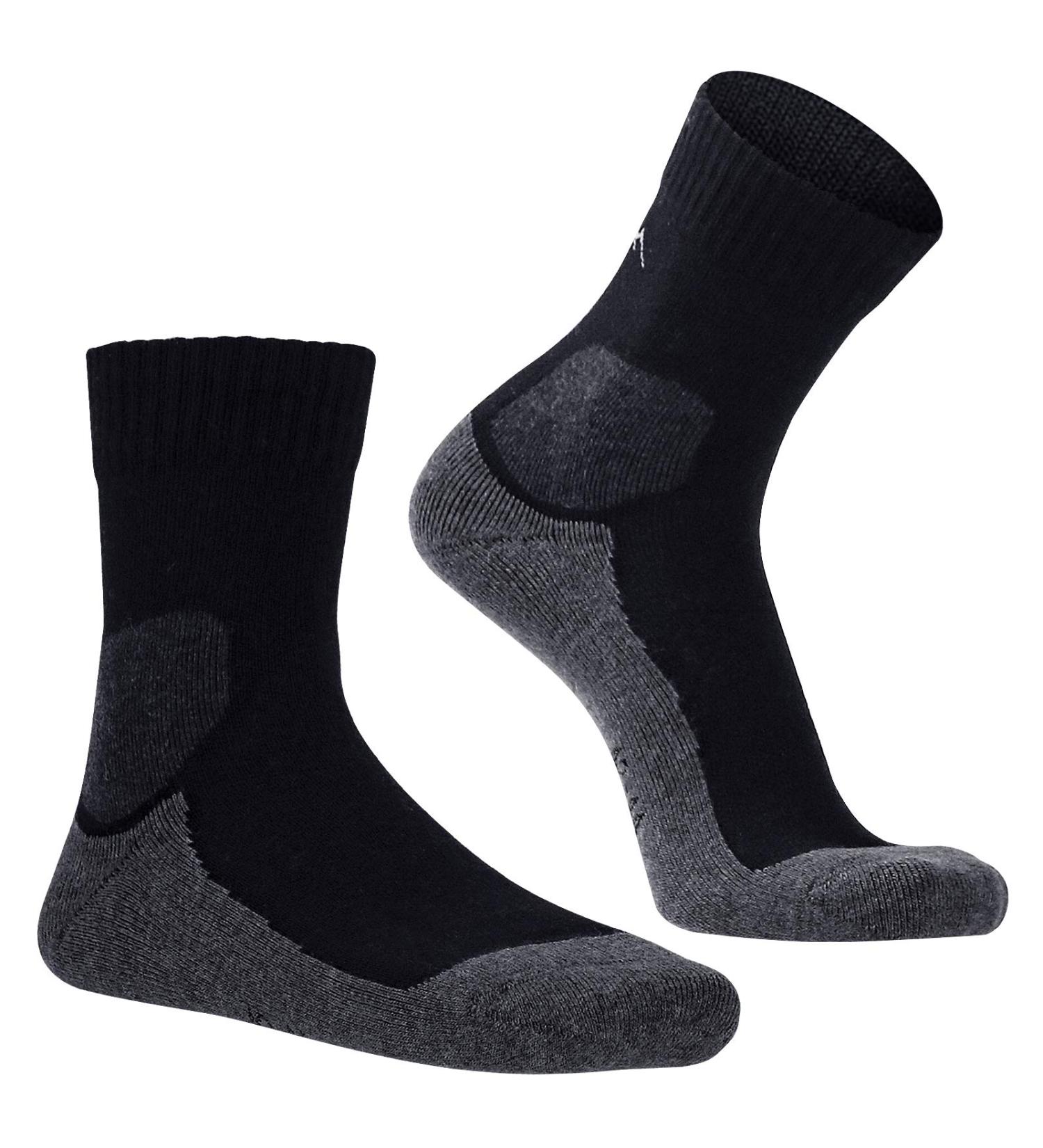 Summit Merino Wool Hiking Socks - Outdoor Trekking Socks for Men Women & Children (Black Size 28-31) - Comfortable & Durable - Buy Online on GoSupps.com