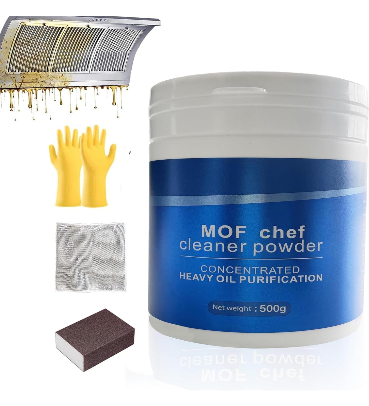 M.O.F-CHEF Kitchen Cleaner - All-Purpose Powder Cleaner (500g) for Sparkling Clean Kitchens | International Shipping Available - Buy Online on GoSupps.com