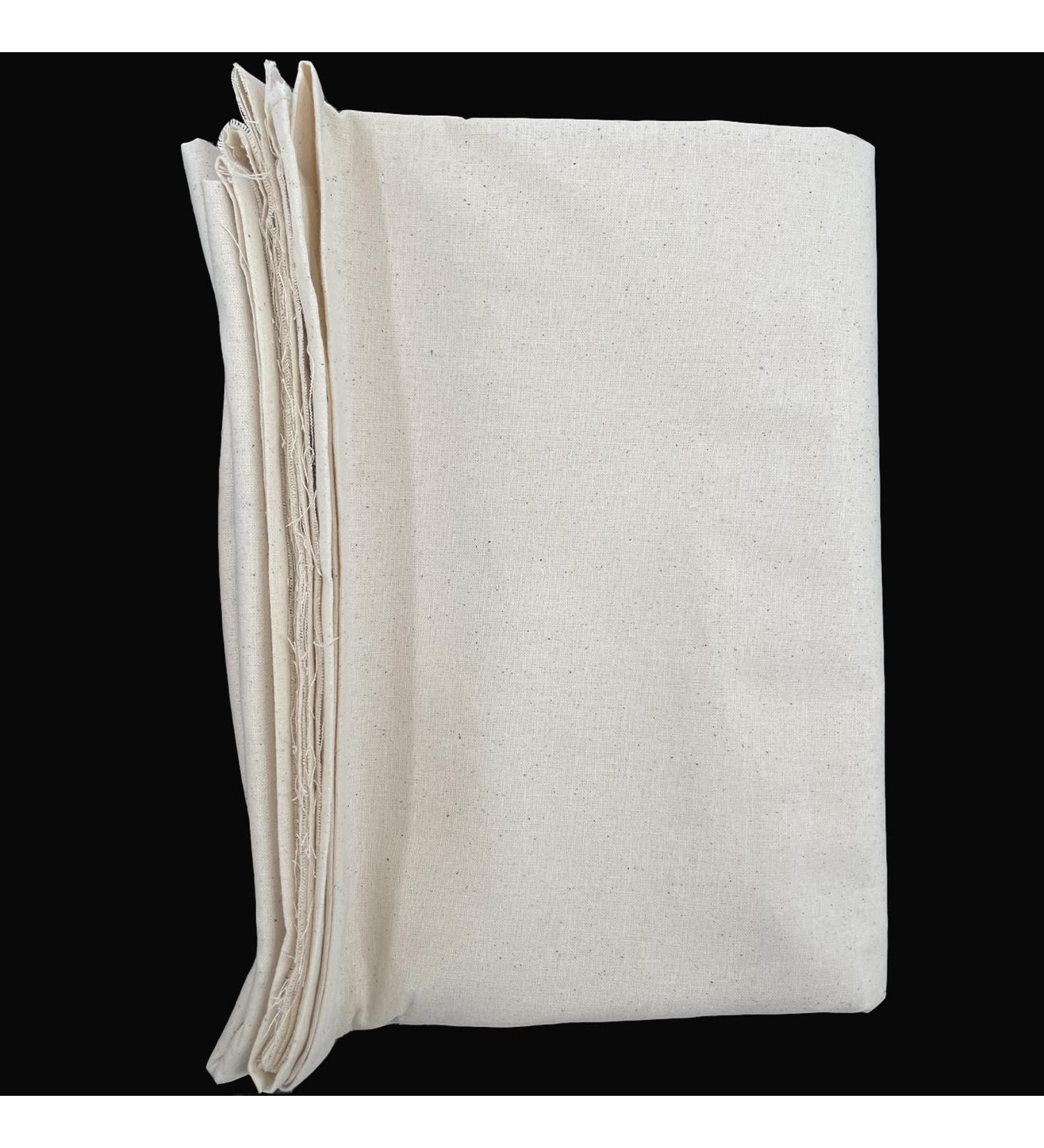 HOTGODEN 100% Cotton Muslin Fabric | 63x 2 Yards Unbleached Material for Sewing & Apparel - Buy Online on GoSupps.com