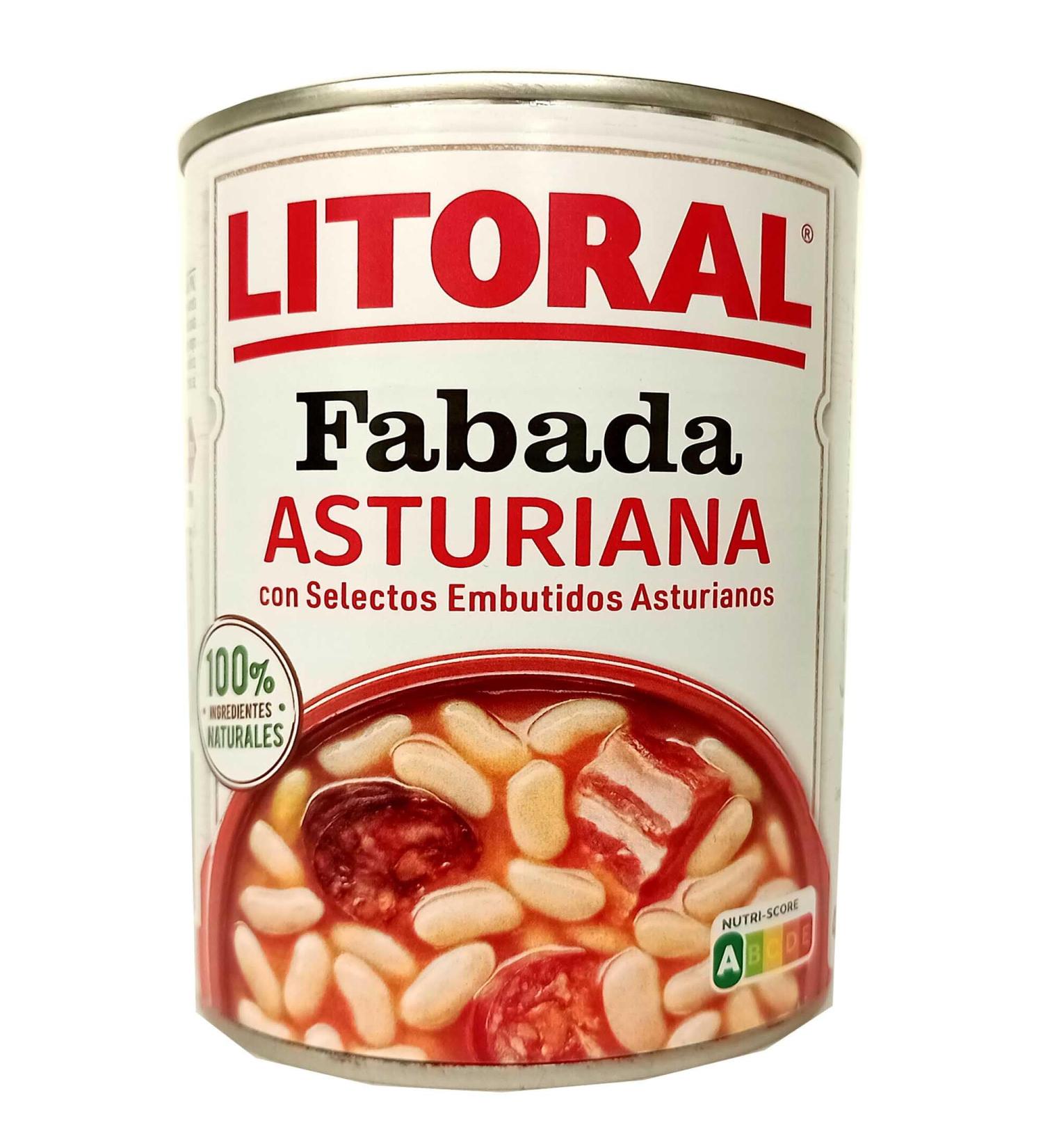 Fabada Asturiana Litoral bean stew with chorizo & blood sausage) ready to eat big 850gr pack of 1 can