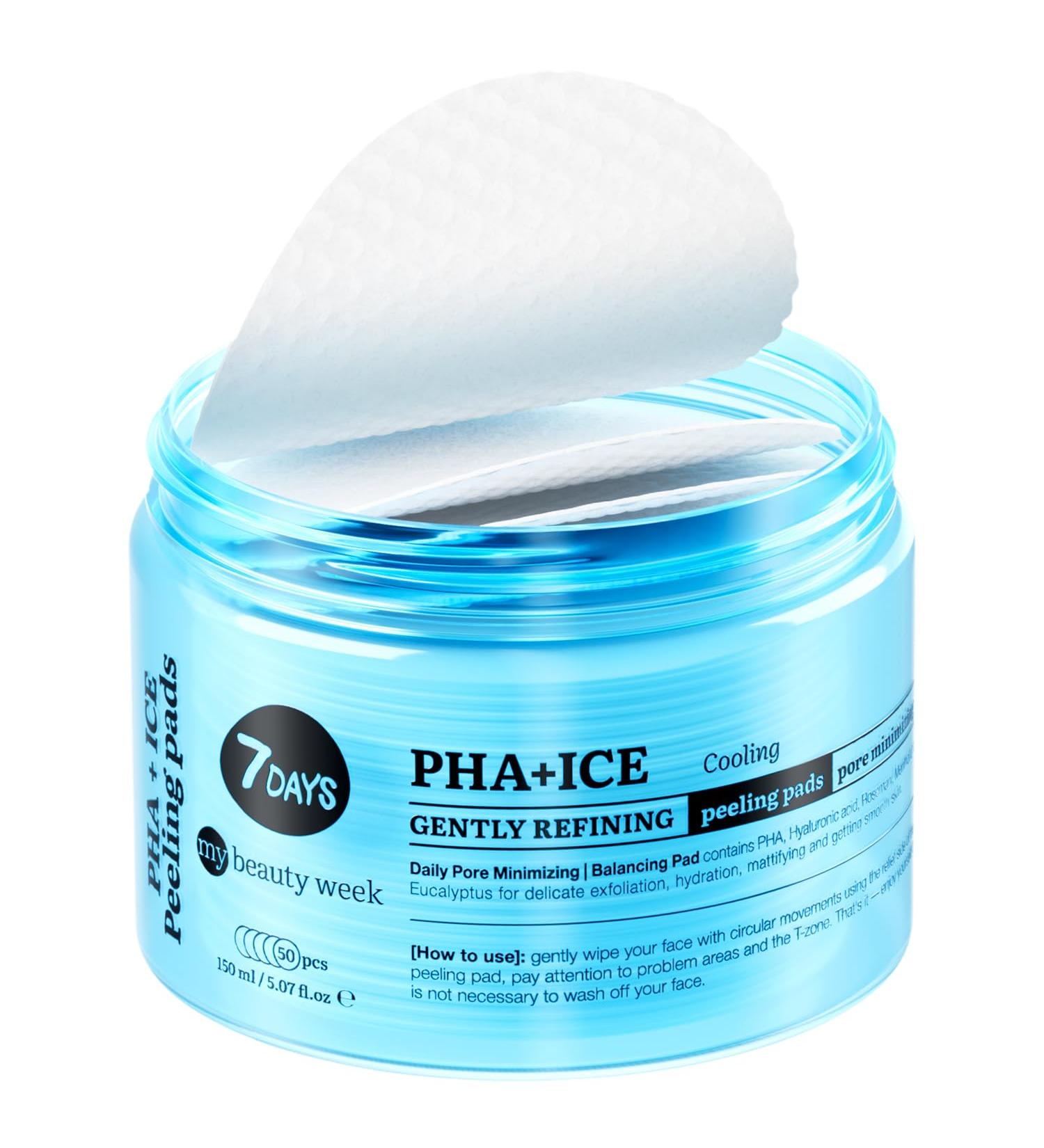 7-Day Skin Care Peeling Pads | Gentle Facial Peeling with PHA & Hyaluronic Acid | Cooling & Soothing Care - Buy Online on GoSupps.com