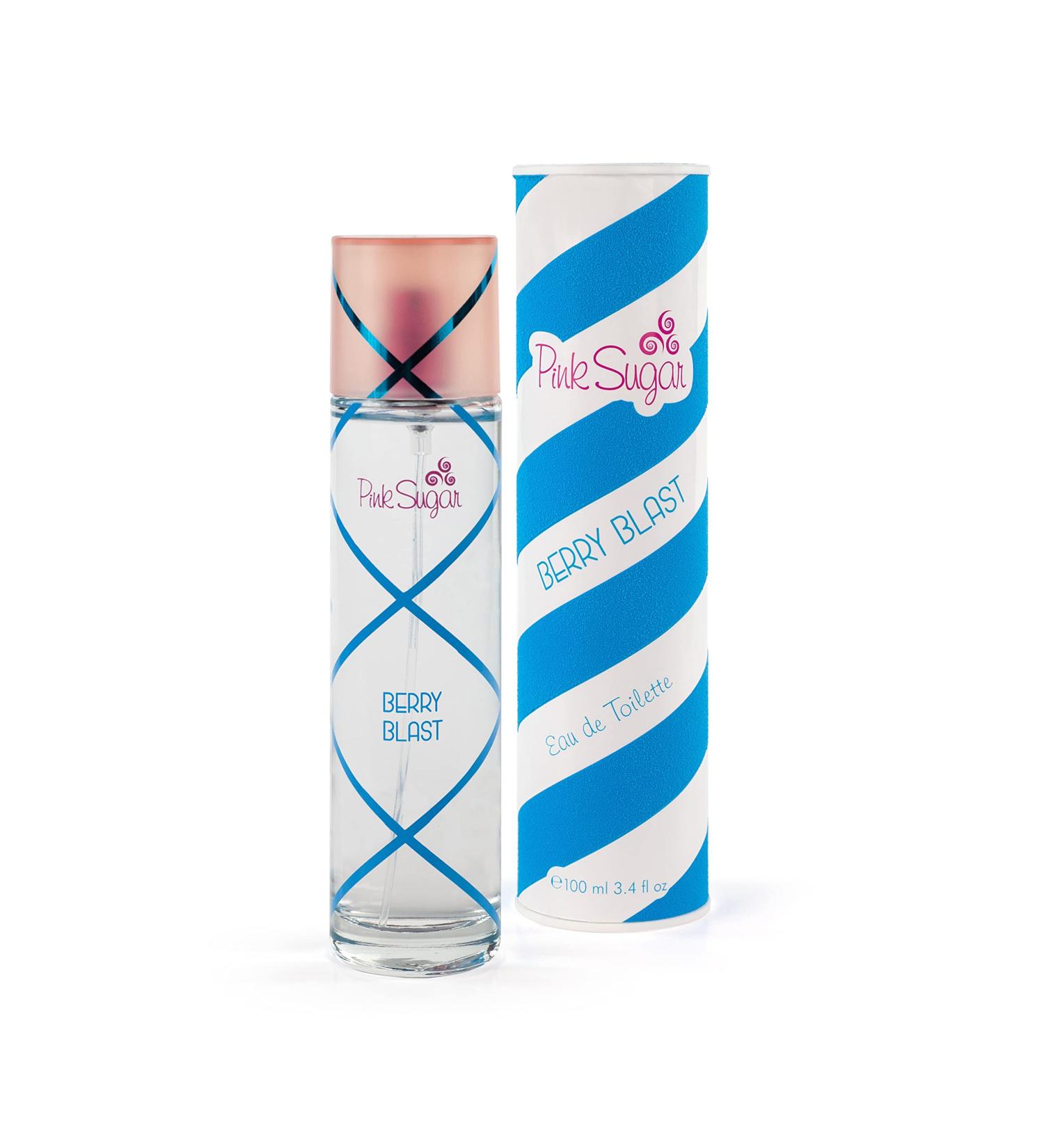 Pink Sugar Berry Blast Eau de Toilette Perfume for Women Body Mist Hair Fragrance Sweet + Fruity Scent Notes of Blueberries Blackberries Cotton Candy & Vanilla Eau de Toilette - 3.4 Fl Oz - Buy Online on GoSupps.com