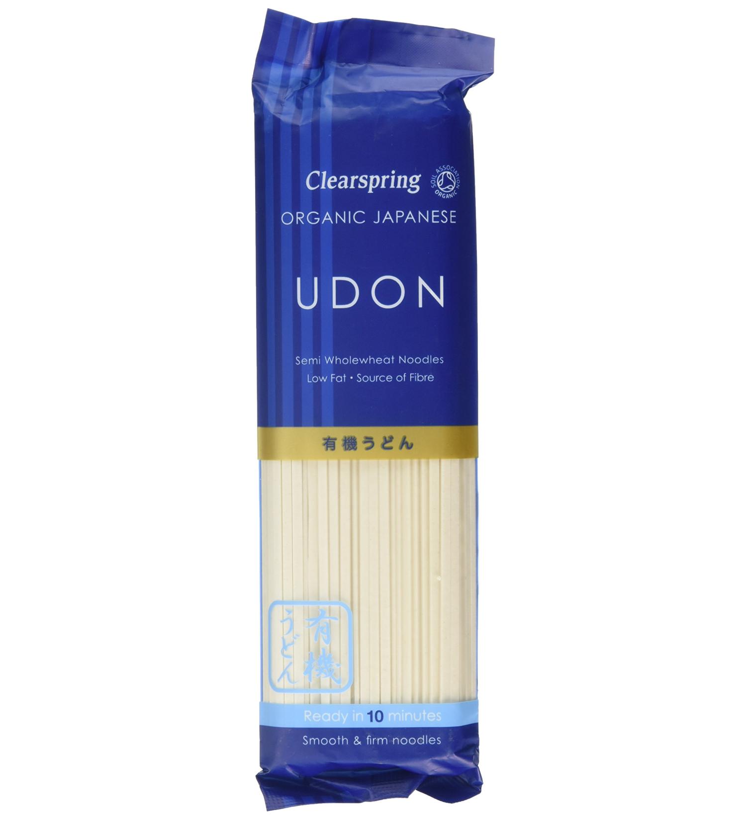 Clearspring Organic Japanese Udon Noodles 200g | Authentic Ingredients | Non-GMO | Vegan-Friendly - Buy Online on GoSupps.com