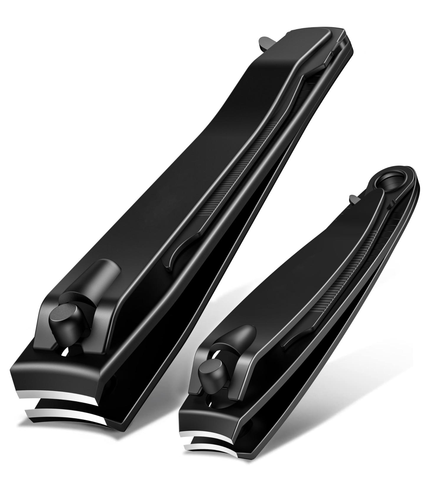 Xnourney Heavy Duty Nail Clippers Set - Stainless Steel, Ultra Sharp Fingernail and Toenail Cutters with Nail File for Men & Women - Buy Online on GoSupps.com