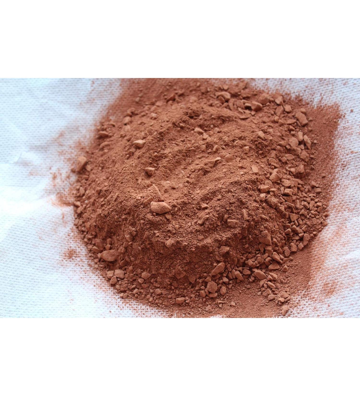 Natural Indian Red Clay Powder - Edible Organic Clay for Face Mask | 7 oz (200g - Buy Online on GoSupps.com