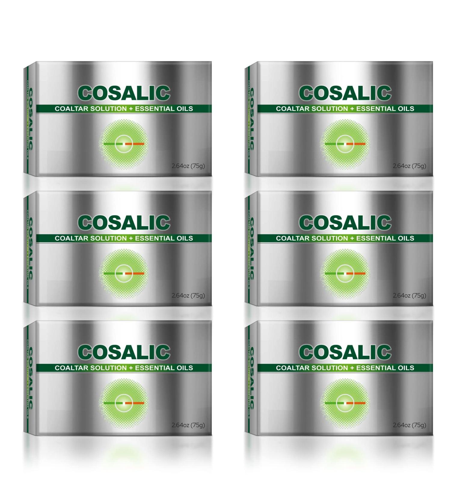 Salve Coal Tar Soap 75GM | Bergamot Tea Tree Jojoba Chamomile & Aloe Vera | Relieves Dry Itchy Skin | Pack of 6 - International Shipping Available - Buy Online on GoSupps.com